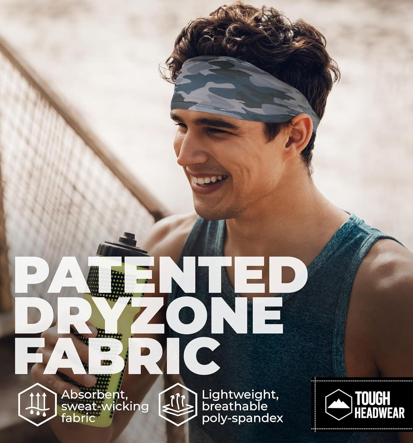 imageAthletic Performance Headbands  Sweatbands for Men and Women by Mens Cycling Football Working Out and Sports