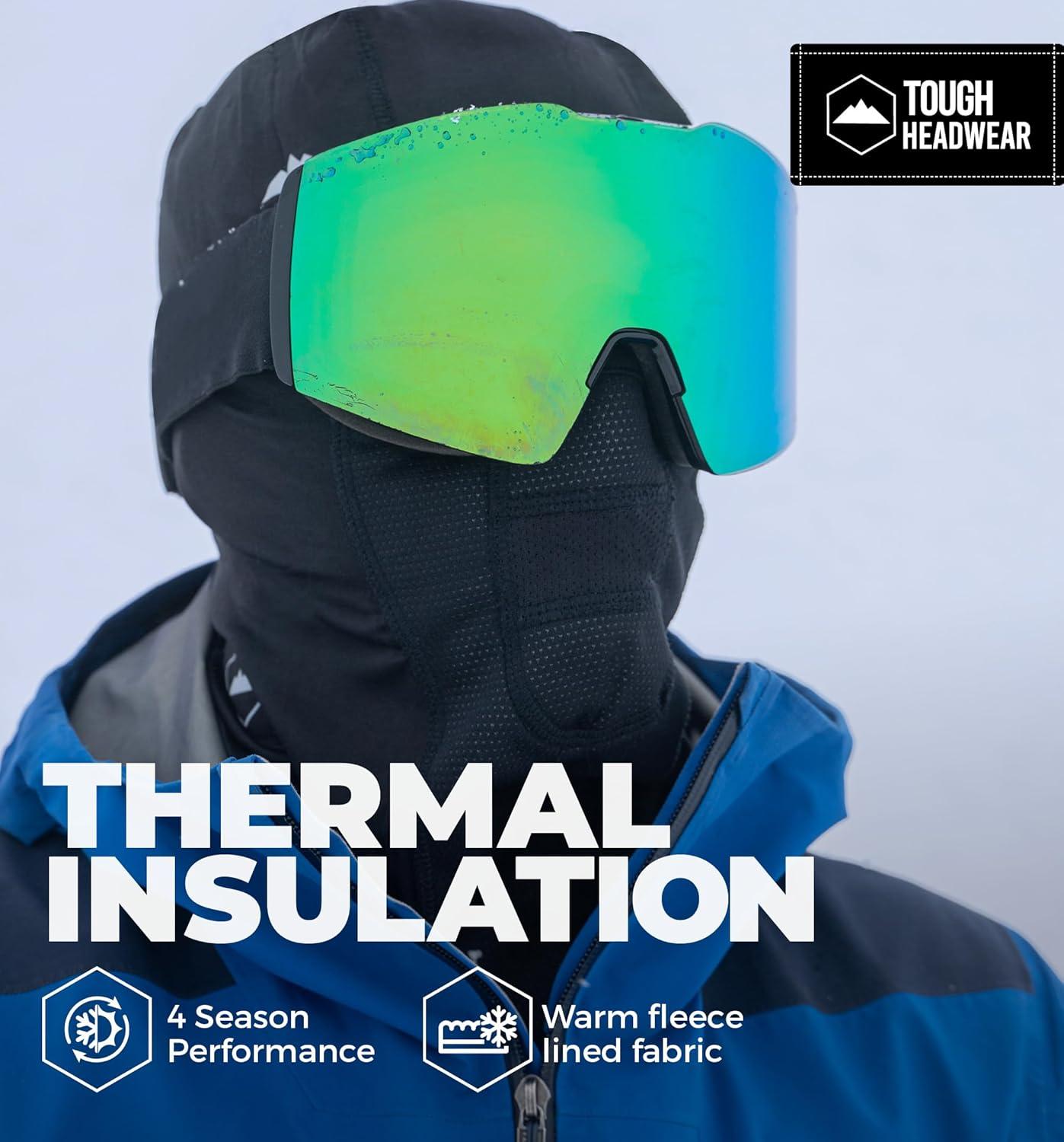 imageBalaclava Ski Mask  Winter Face Mask for Men ampamp Women  Cold Weather Gear for Skiing Snowboarding ampamp Motorcycle RidingBlack