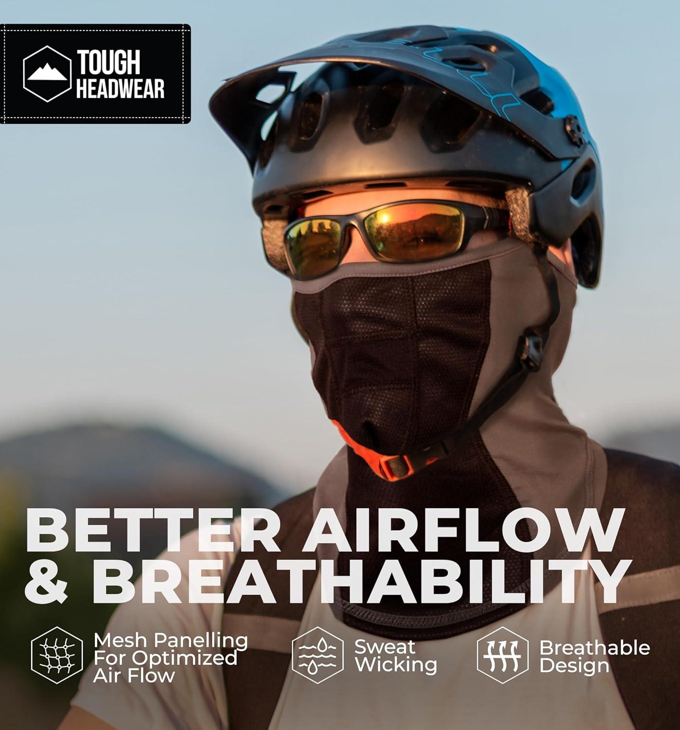 imageBalaclava Ski Mask  Winter Face Mask for Men ampamp Women  Cold Weather Gear for Skiing Snowboarding ampamp Motorcycle RidingBlack and Grey