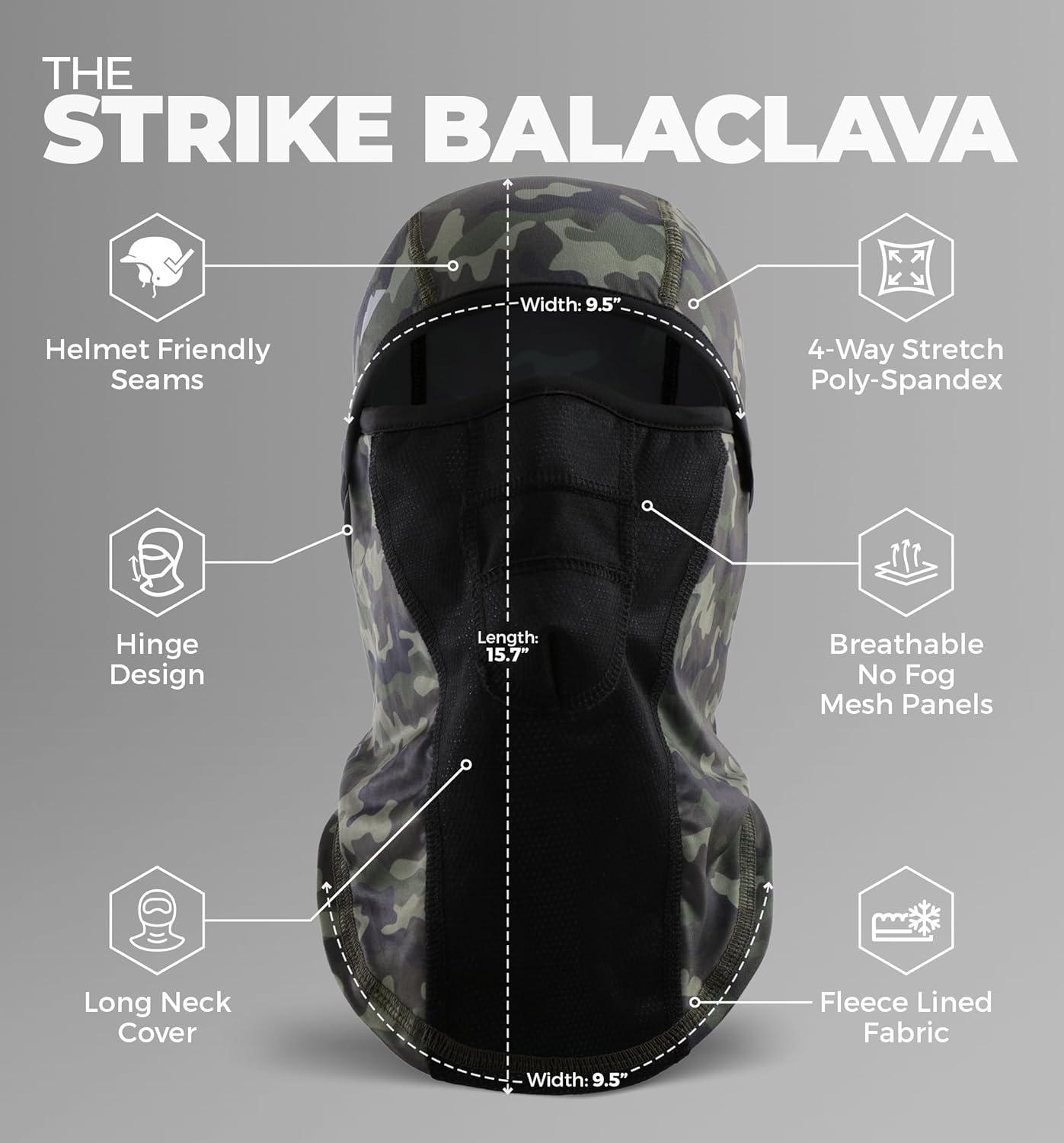 imageBalaclava Ski Mask  Winter Face Mask for Men ampamp Women  Cold Weather Gear for Skiing Snowboarding ampamp Motorcycle RidingGreen Camo