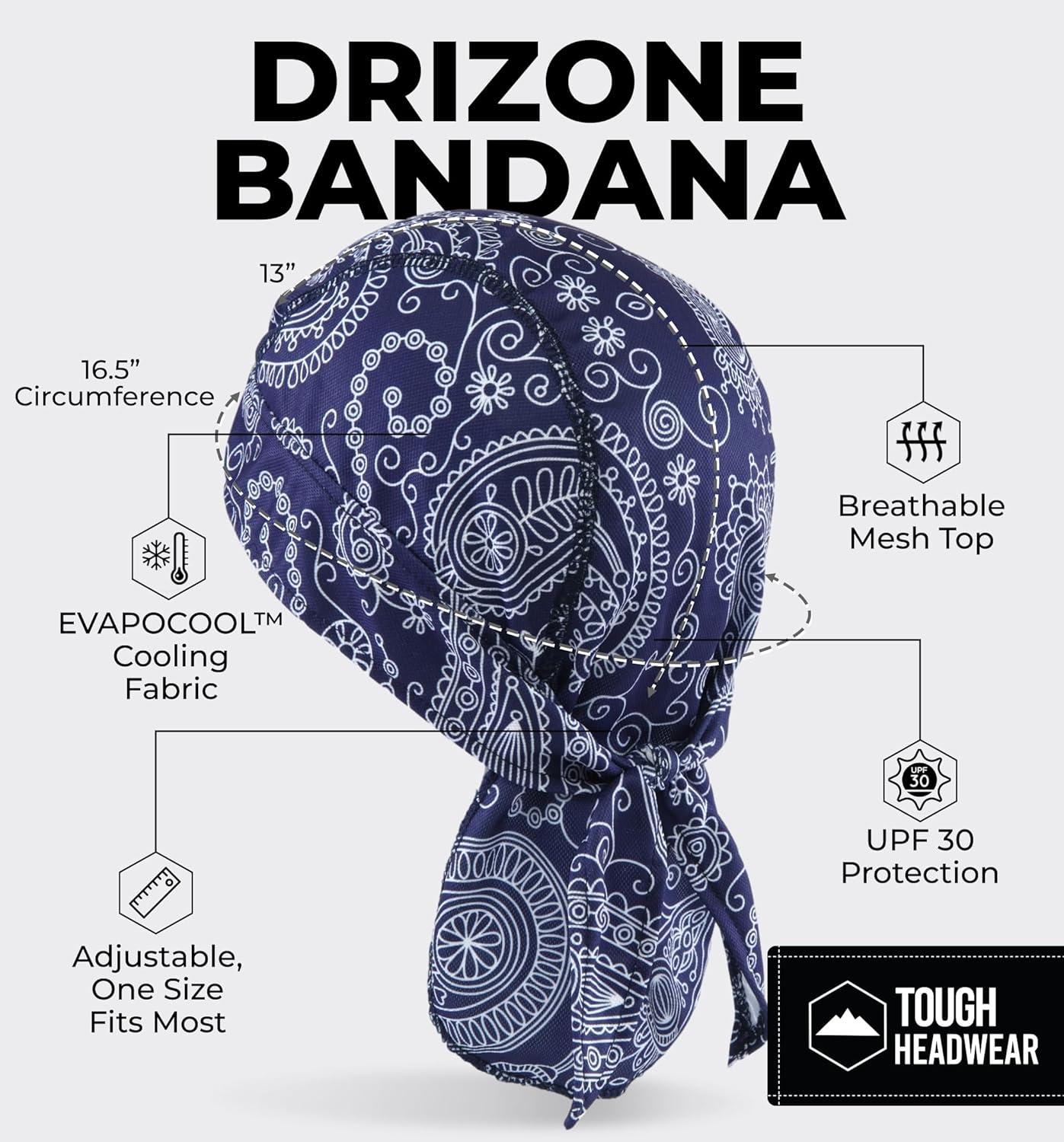 imageCooling Helmet Liners  Do Rag Skull Caps for Men  Cooling Head Wraps Hard Hat Liner  Motorcycle Pirate Bandana1 Black  1 Red  1 Navy  1 White