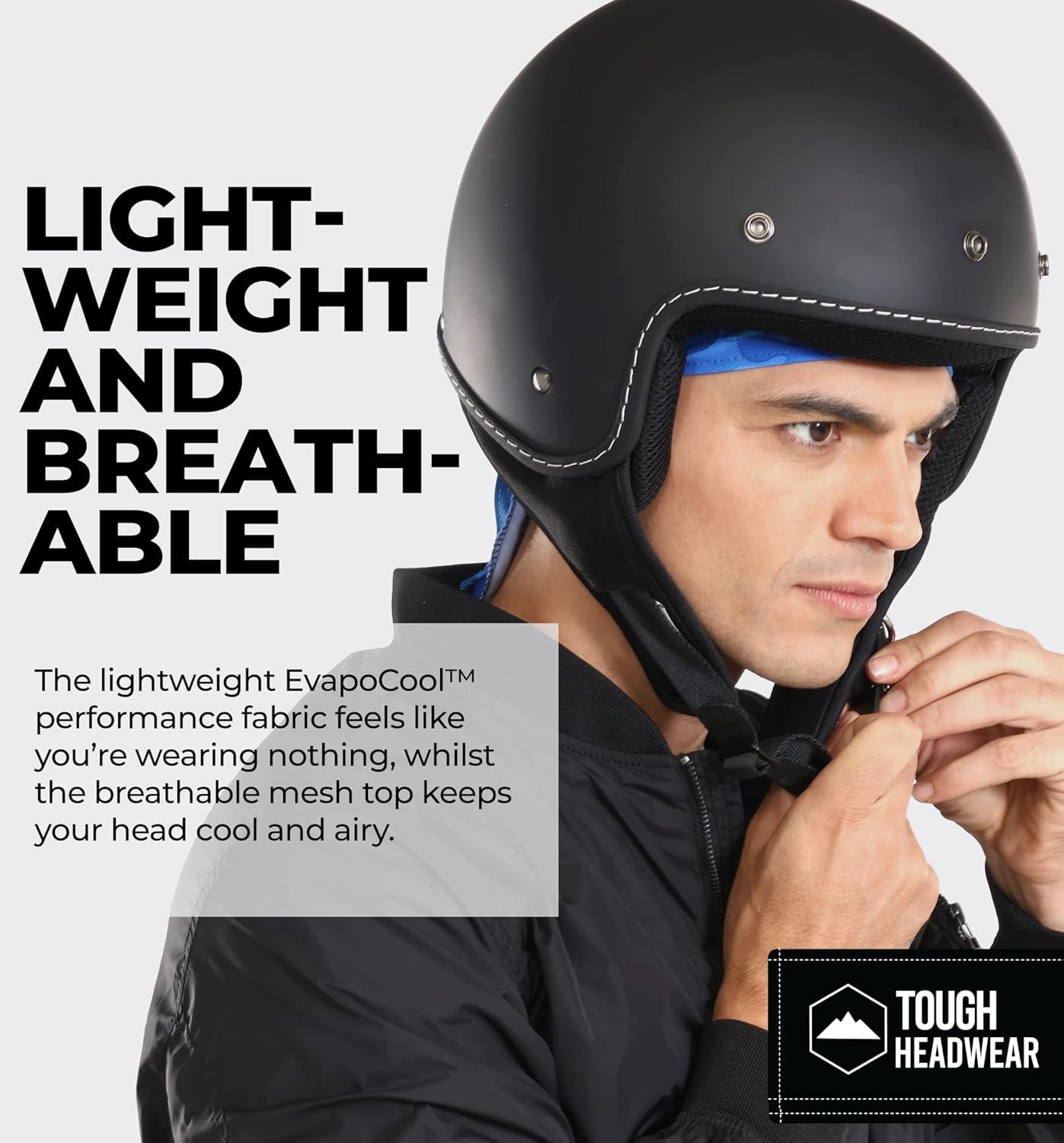 imageCooling Helmet Liners  Do Rag Skull Caps for Men  Cooling Head Wraps Hard Hat Liner  Motorcycle Pirate BandanaAssorted Camo