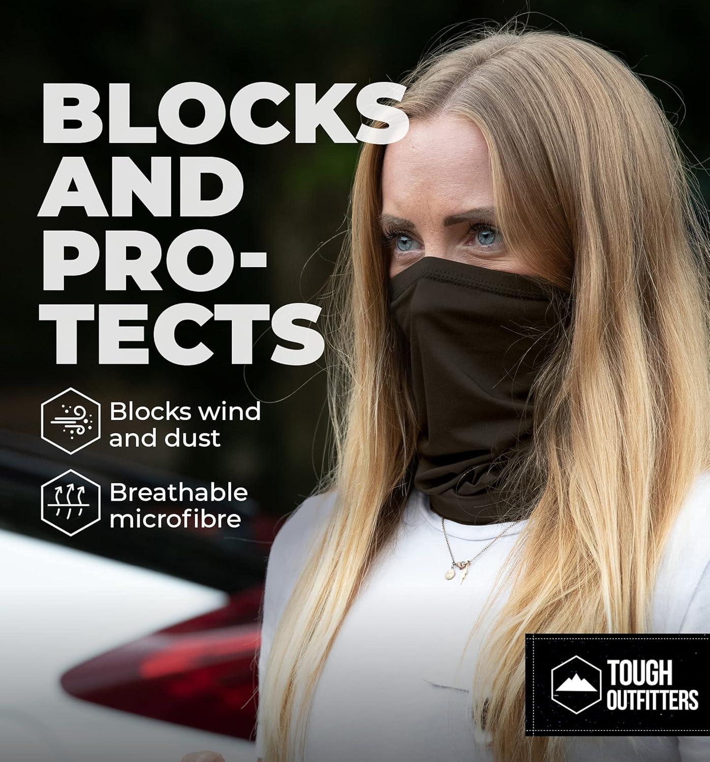 imageCooling Neck Gaiter Face Mask  12in1 Scarf ampamp Head Cover  Wrap For Hot Summer Weather  UV Protection