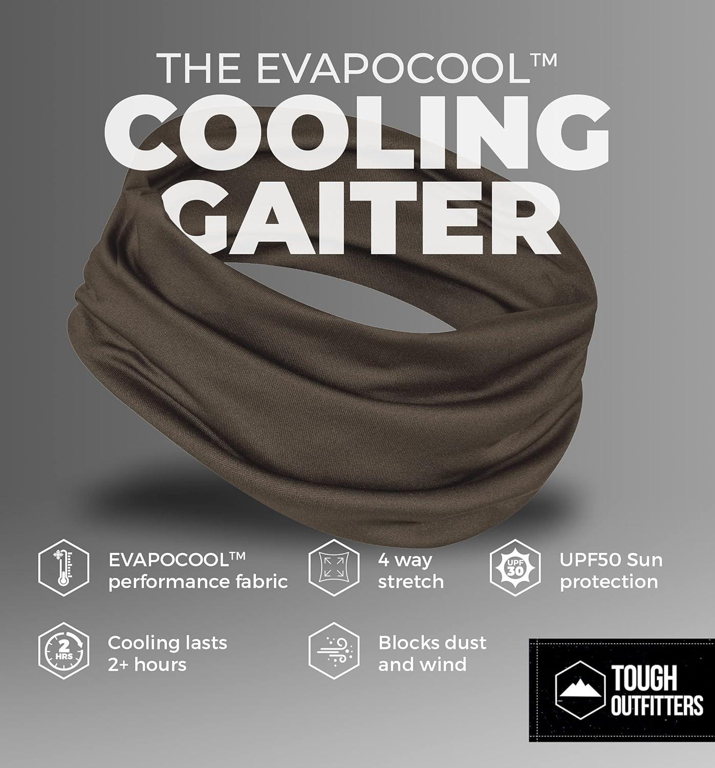 imageCooling Neck Gaiter Face Mask  12in1 Scarf ampamp Head Cover  Wrap For Hot Summer Weather  UV Protection