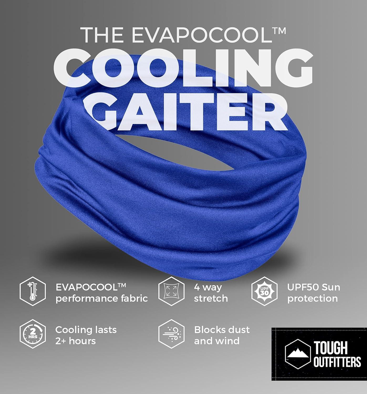 imageCooling Neck Gaiter Face Mask  12in1 Scarf ampamp Head CoverWrap For Hot Summer Weather  UV Protection