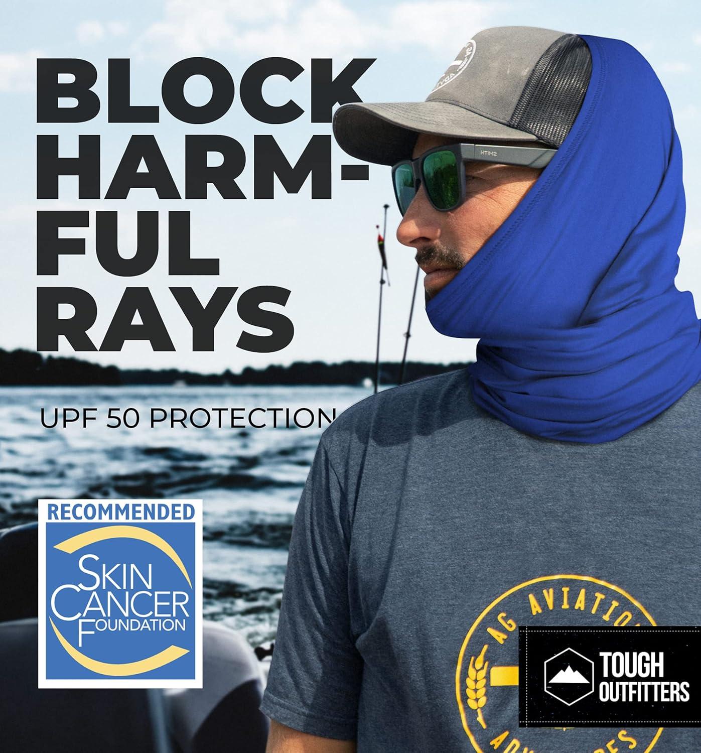 imageCooling Neck Gaiter Face Mask  12in1 Scarf ampamp Head CoverWrap For Hot Summer Weather  UV Protection