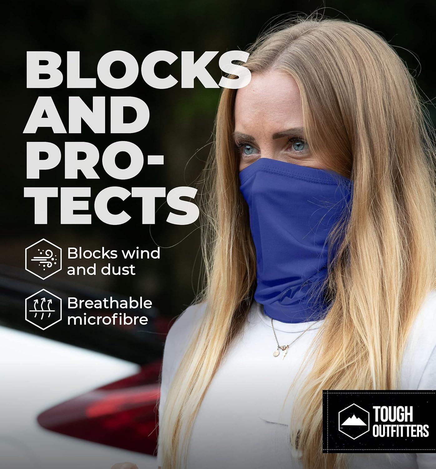 imageCooling Neck Gaiter Face Mask  12in1 Scarf ampamp Head CoverWrap For Hot Summer Weather  UV Protection