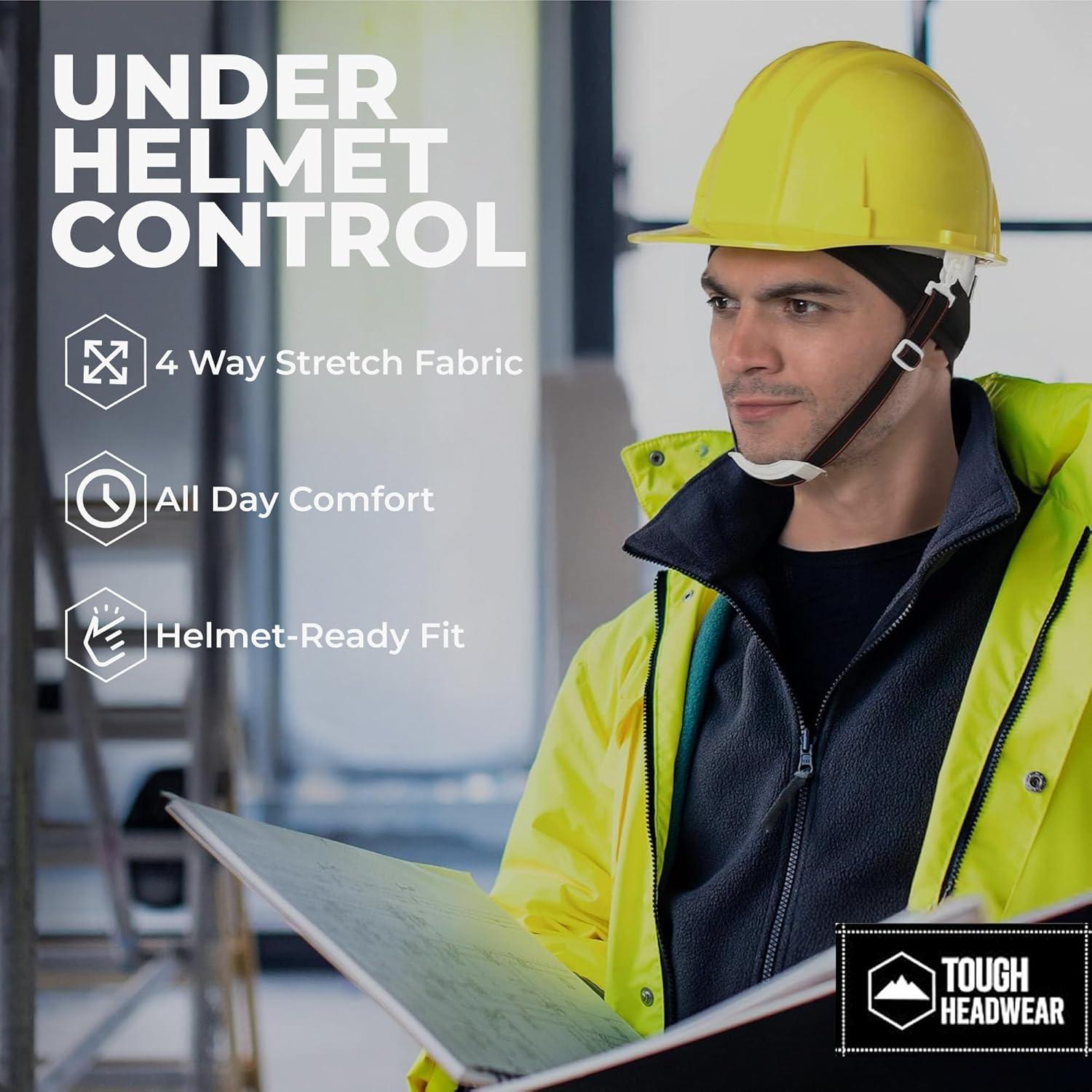 imageCooling Skull Cap for Men  Hard Hat Liner Cycling Cap Head Caps for Men Helmet Liner for Motorcycle2 Black  2 Blue  2 Dark Gray