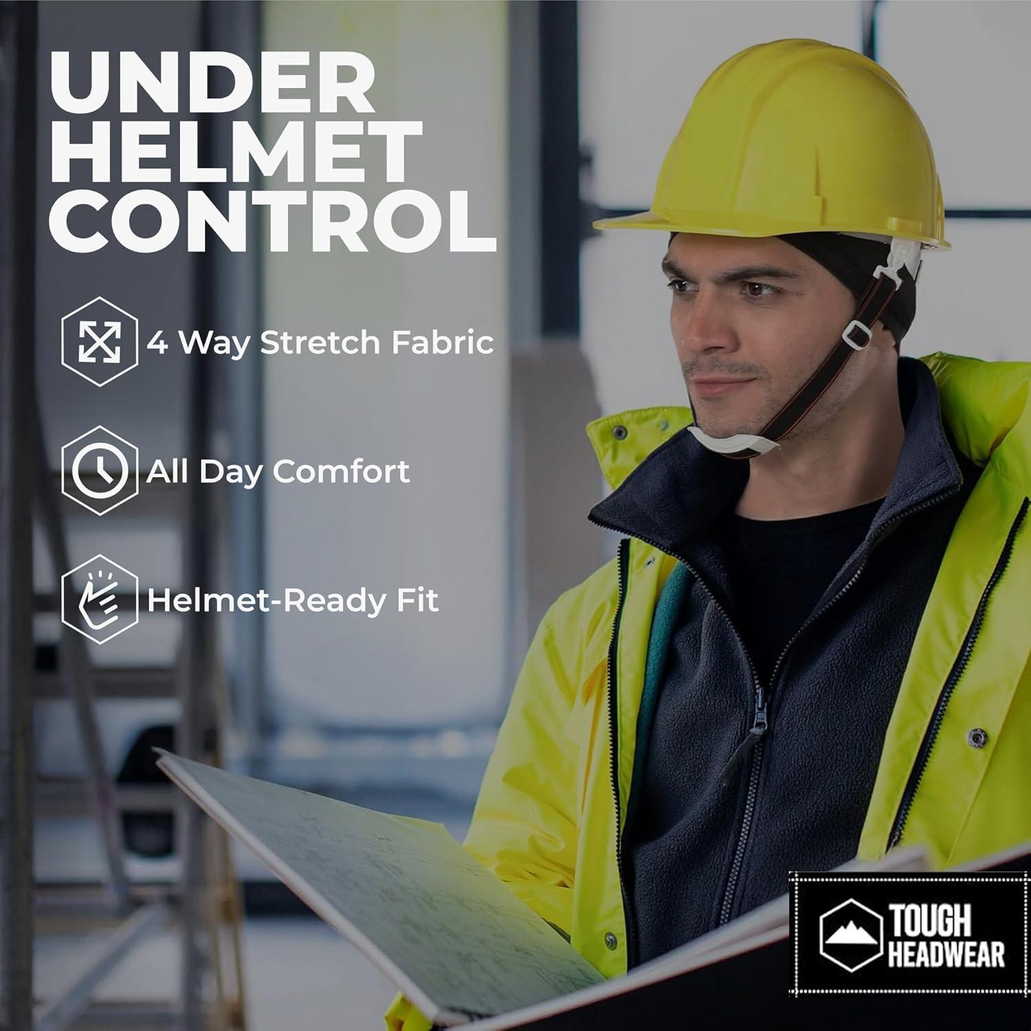 imageCooling Skull Cap for Men  Hard Hat Liner Cycling Cap Head Caps for Men Helmet Liner for Motorcycle3 Black  3 Blue