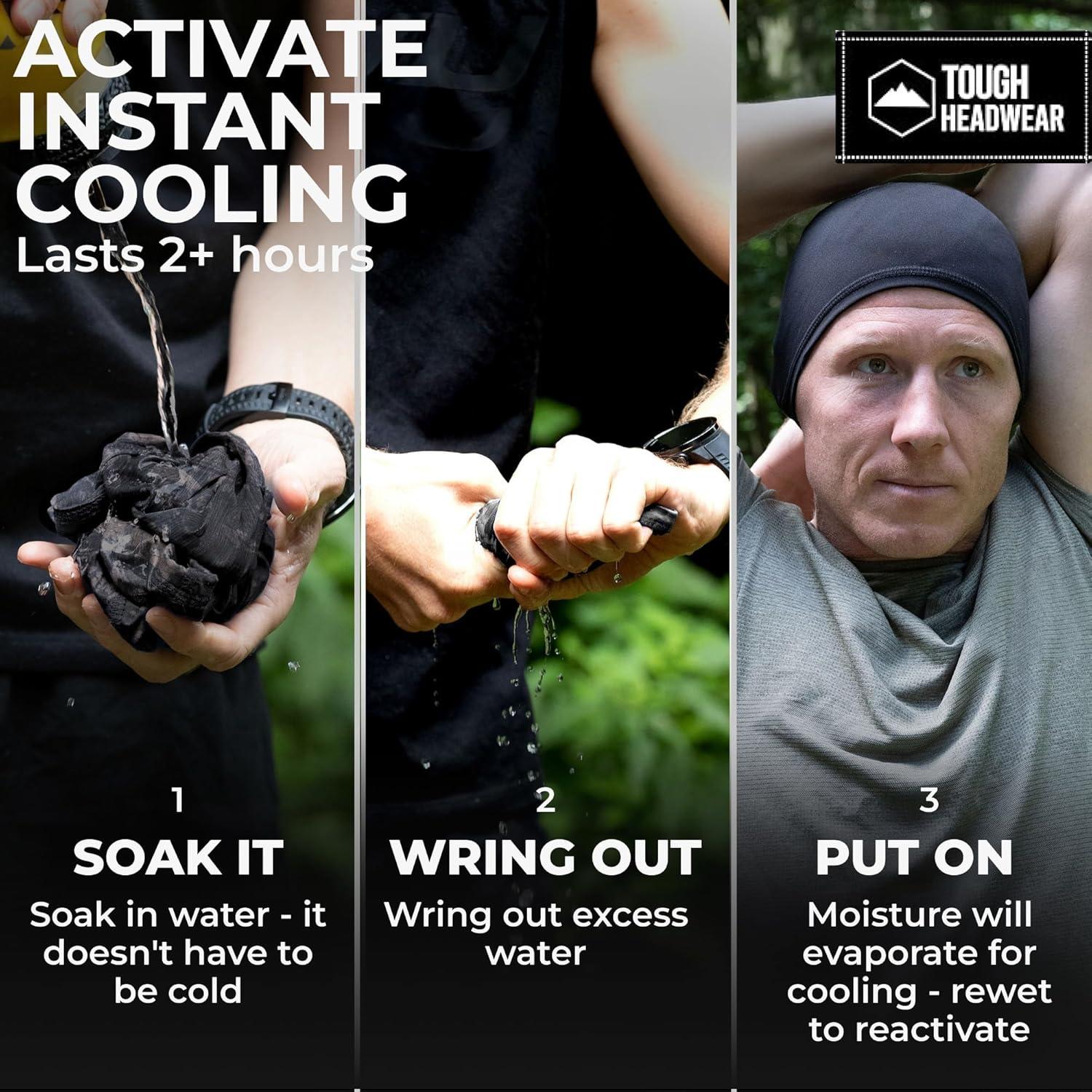 imageCooling Skull Cap for Men  Hard Hat Liner Cycling Cap Head Caps for Men Helmet Liner for Motorcycle3 Black  3 Blue