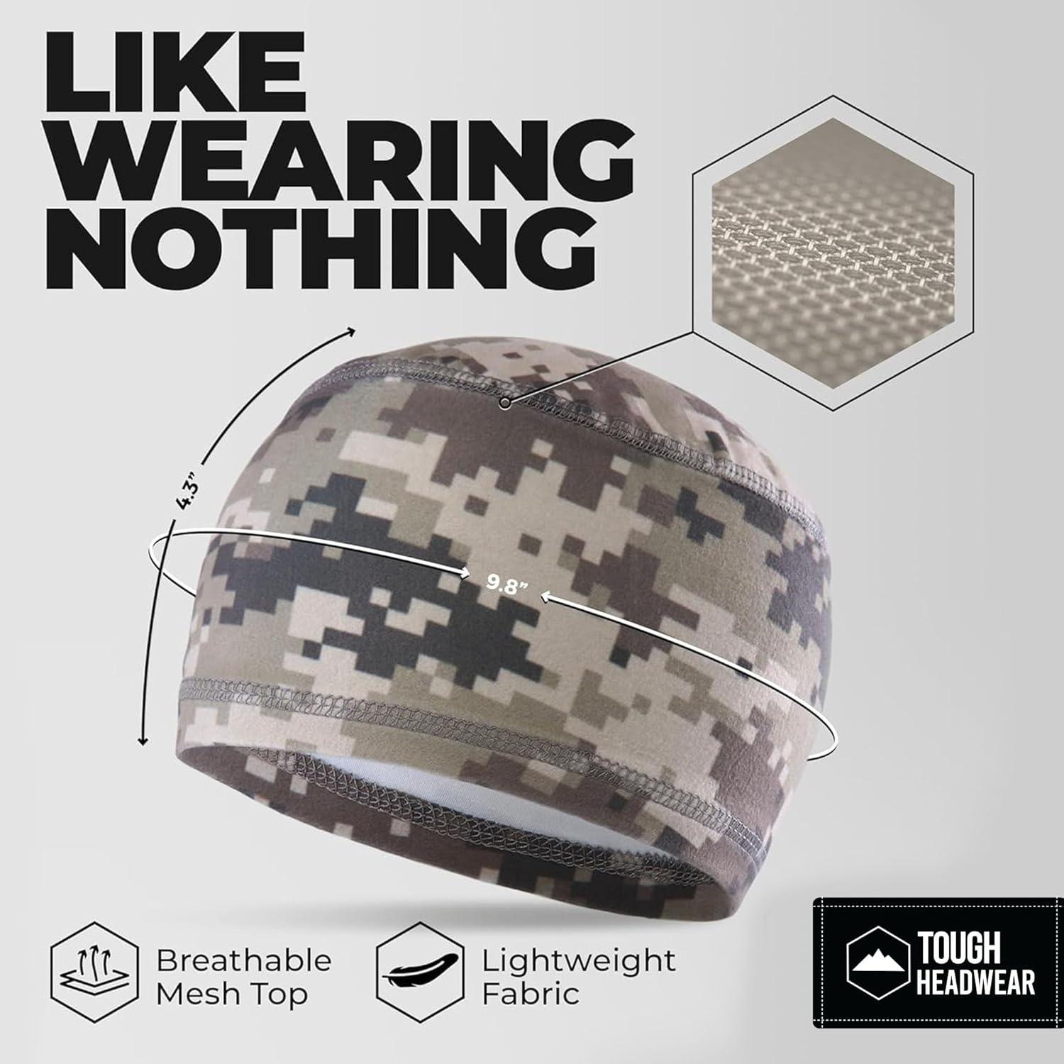 imageCooling Skull Cap for Men  Hard Hat Liner Cycling Cap Head Caps for Men Helmet Liner for MotorcycleDesert Camo