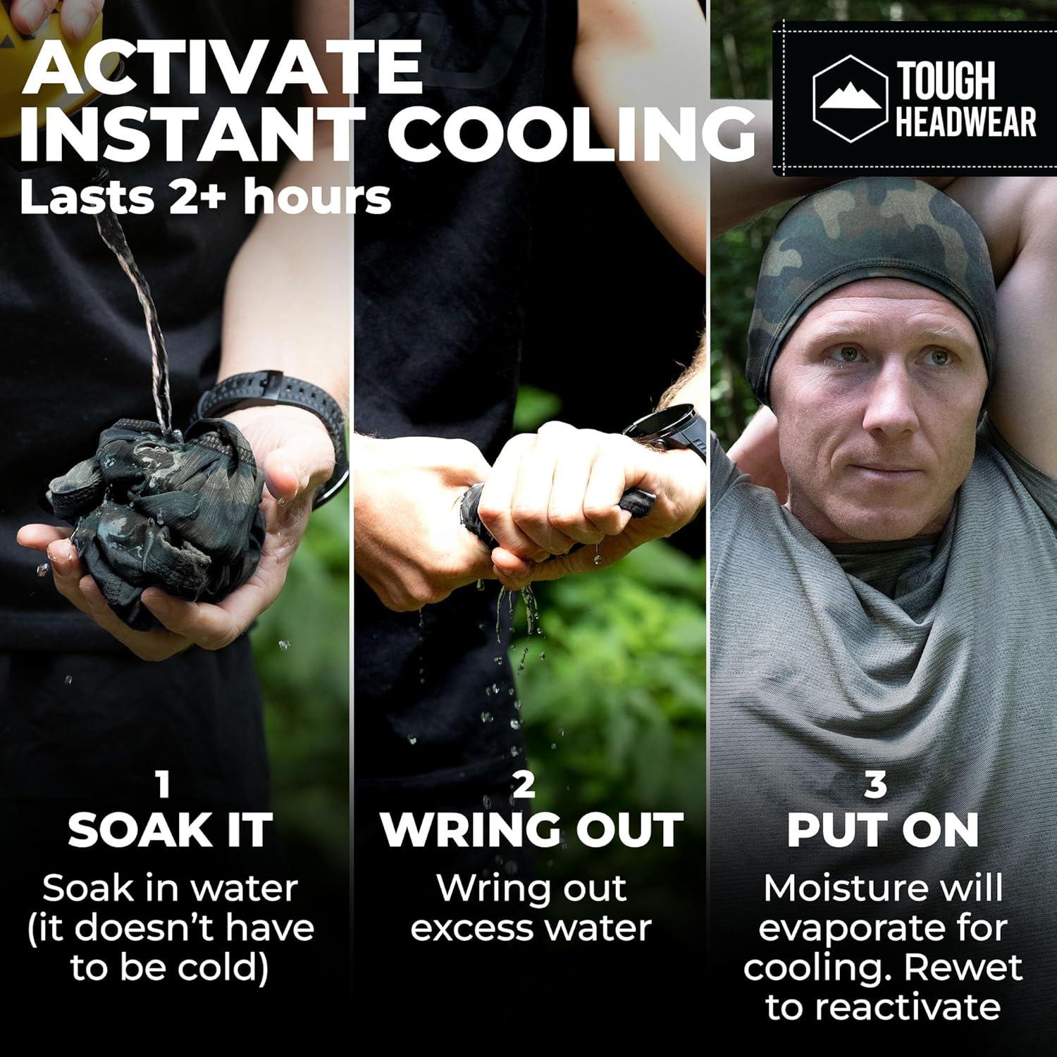 imageCooling Skull Cap for Men  Hard Hat Liner Cycling Cap Head Caps for Men Helmet Liner for MotorcycleMilitary Camo