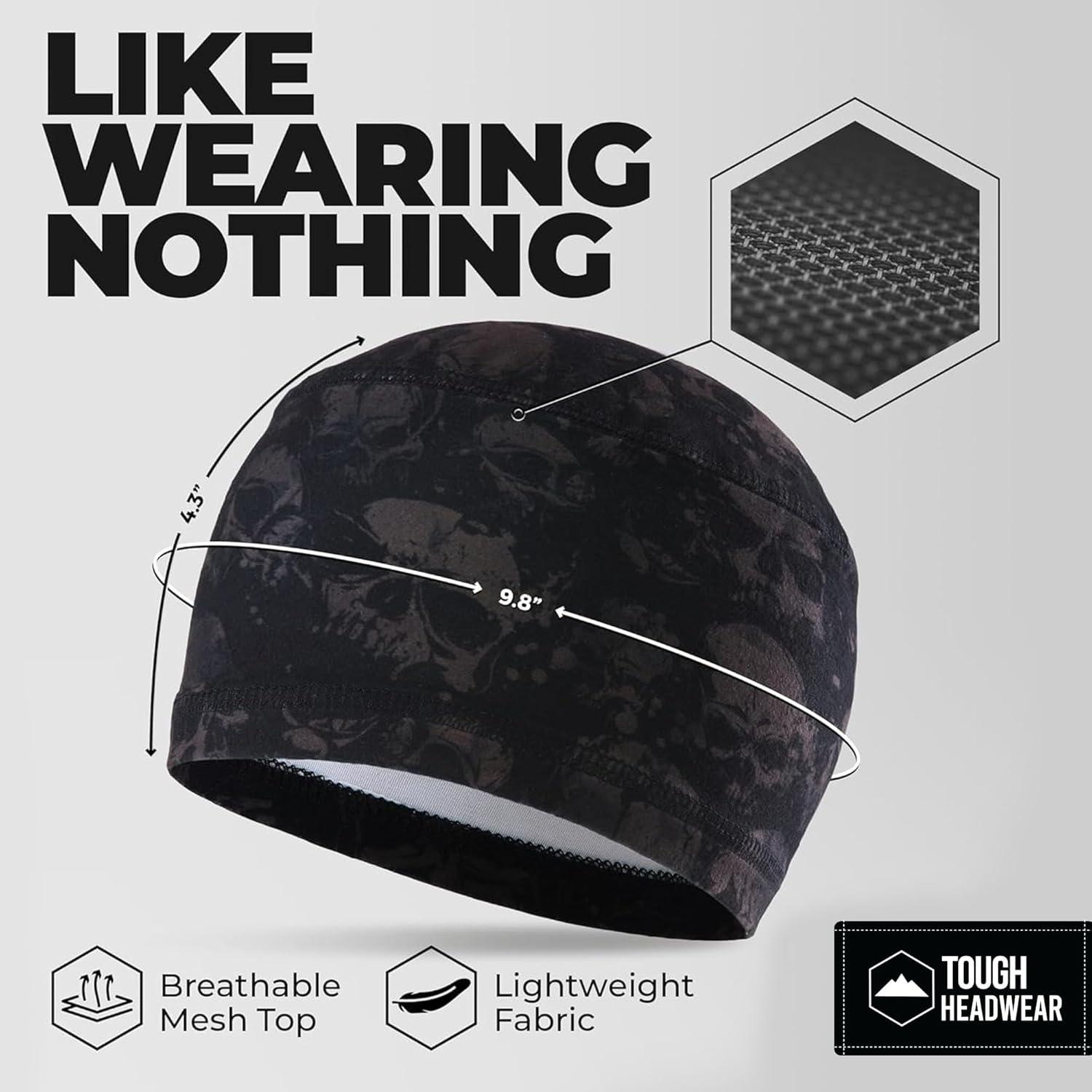 imageCooling Skull Cap for Men  Hard Hat Liner Cycling Cap Head Caps for Men Helmet Liner for MotorcycleSkulls