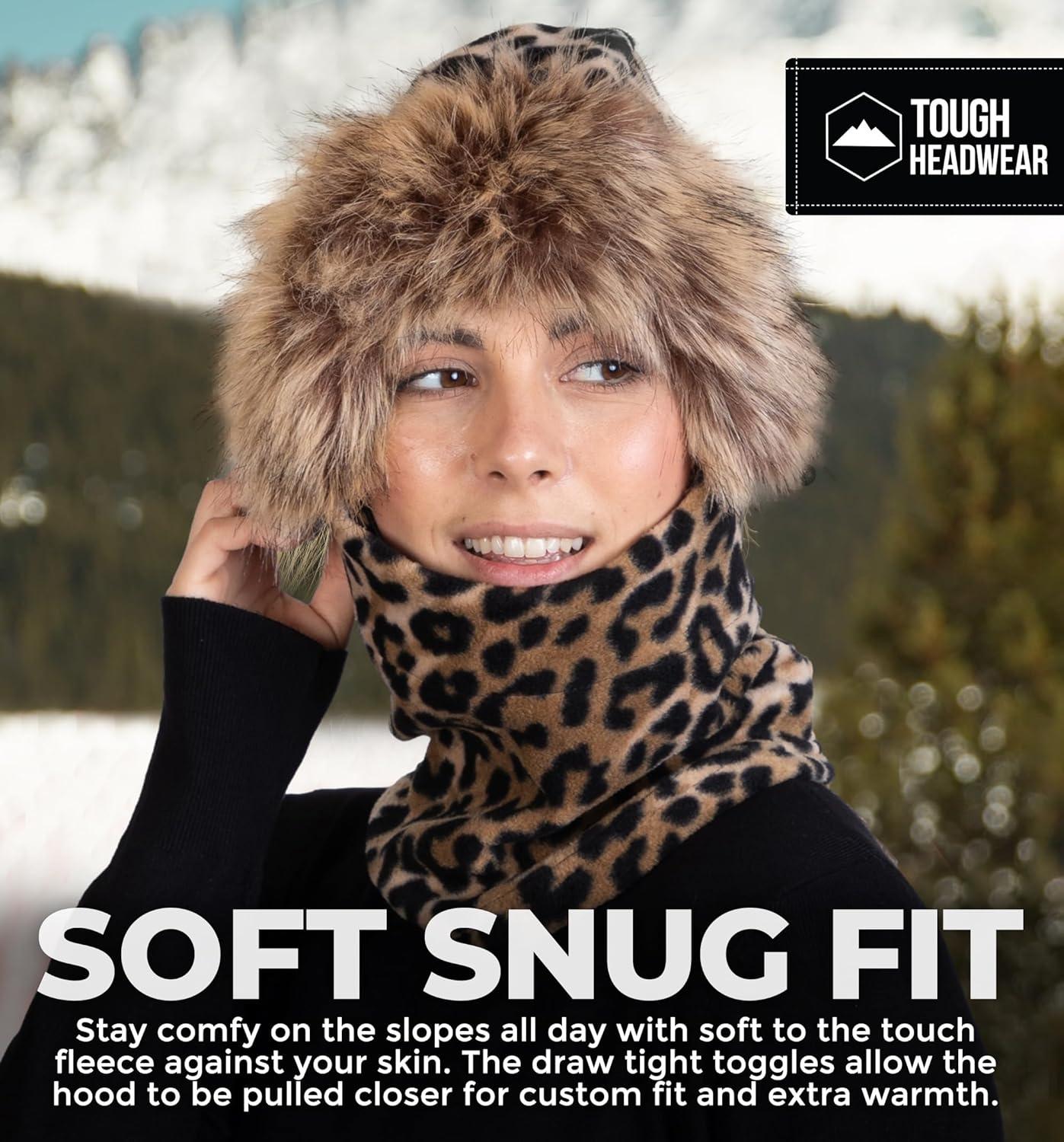 imageFleece Balaclava Ski Mask  Winter Face Mask for Men ampamp Women  Face Cover for Extreme Cold Weather Gear Skiing SnowboardingBrown