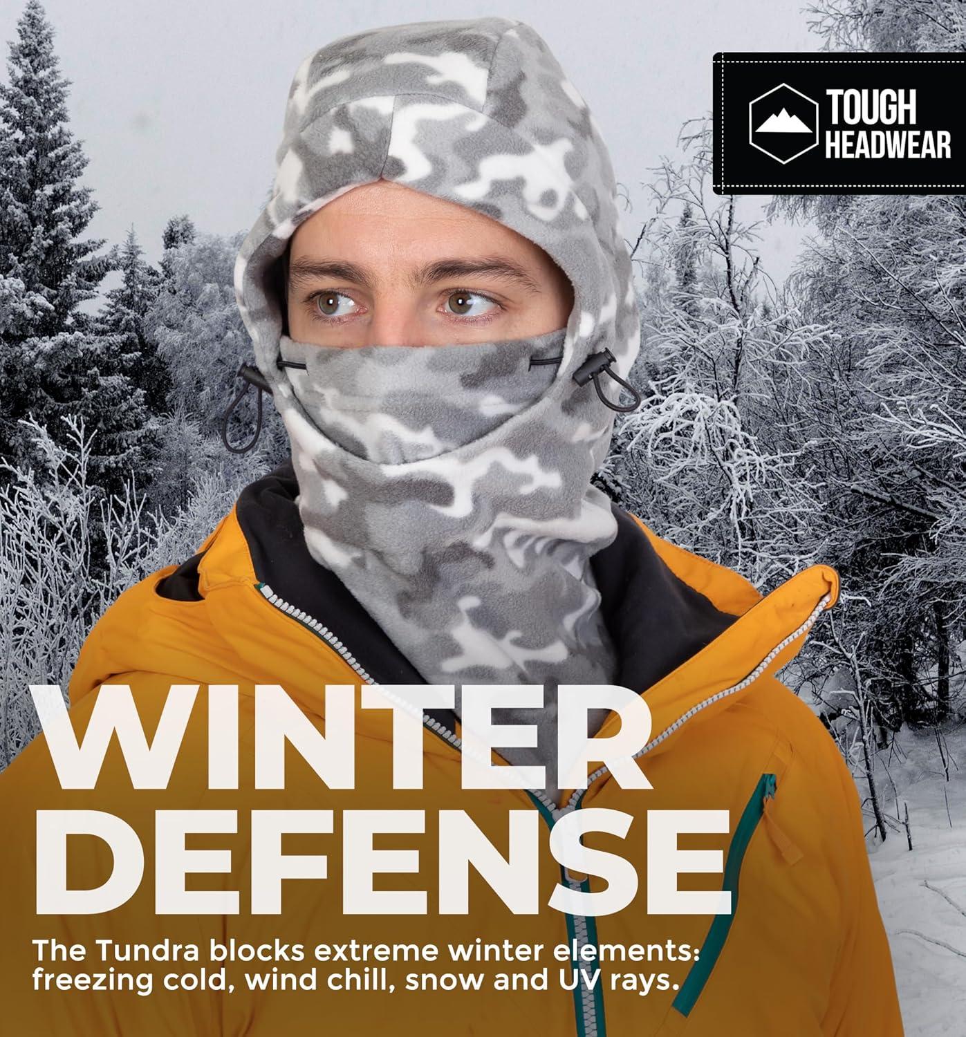 imageFleece Balaclava Ski Mask  Winter Face Mask for Men ampamp Women  Face Cover for Extreme Cold Weather Gear Skiing SnowboardingGrey