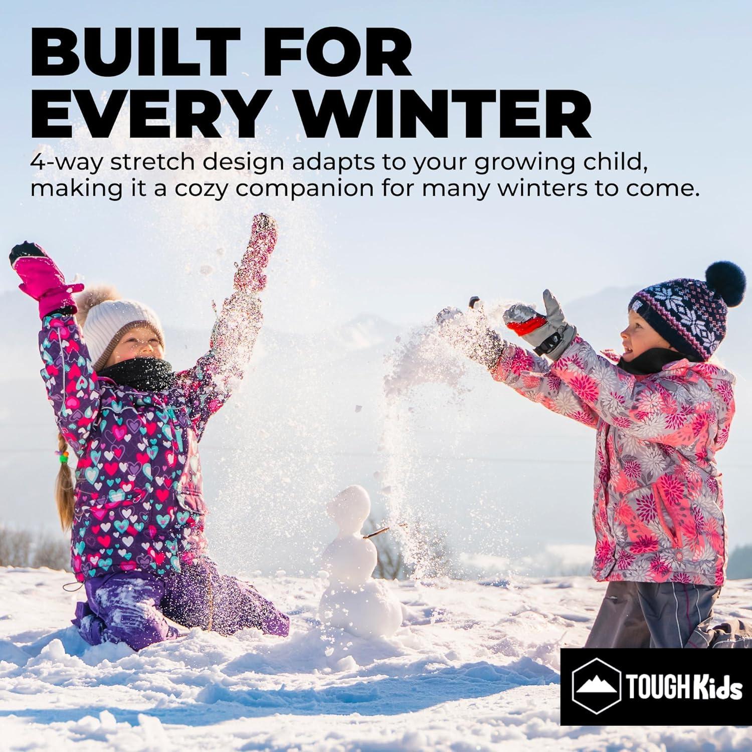 imageFleece Kids ampamp Toddler Neck Warmer ampamp Scarf  Winter Ski Neck GaiterBlack