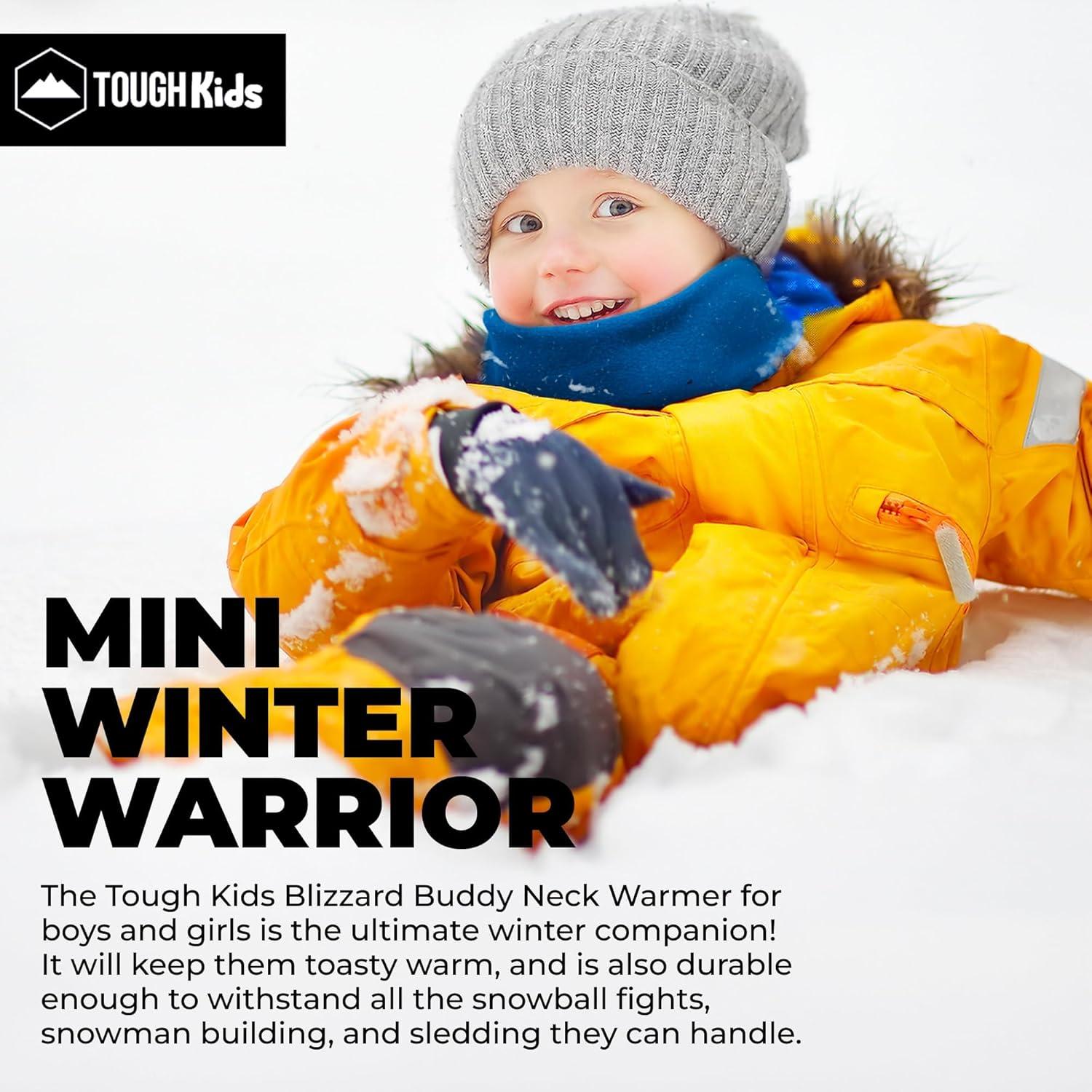 imageFleece Kids ampamp Toddler Neck Warmer ampamp Scarf  Winter Ski Neck GaiterBlue