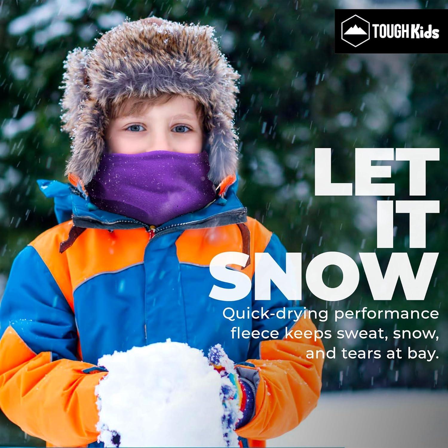 imageFleece Kids ampamp Toddler Neck Warmer ampamp Scarf  Winter Ski Neck GaiterPurple