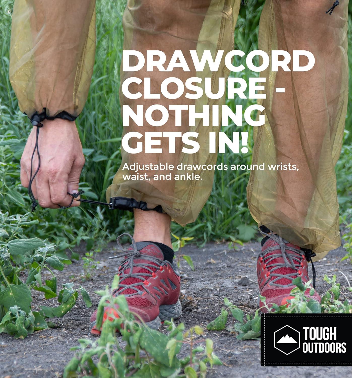 imageMosquito Jacket  Bug Jacket with Hood for Men and Women  Mosquito Net for Gardening ampamp Outdoor Protection from Bugs Flies Gnats NoSeeUms ampamp MidgesArmy Green