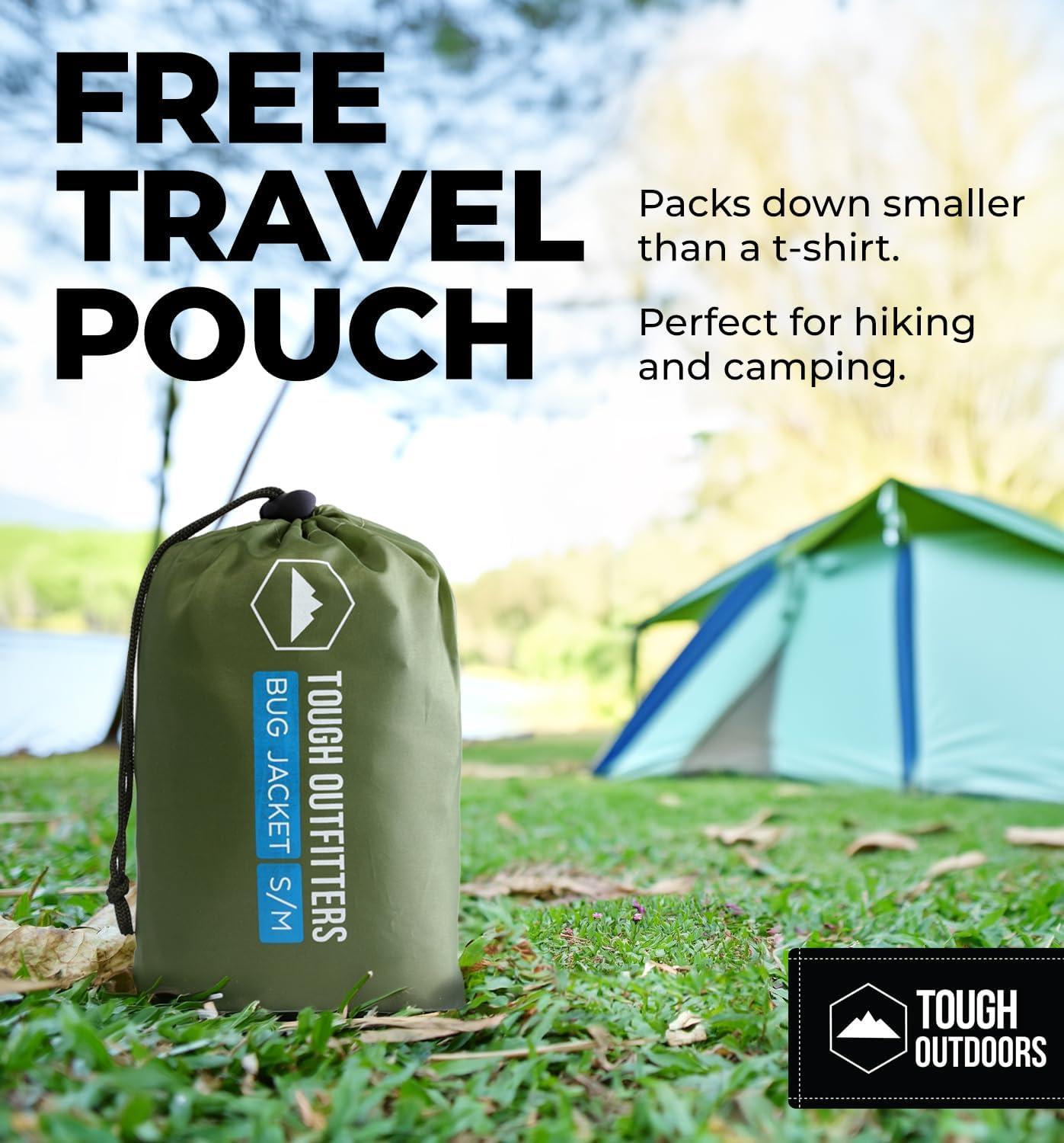 imageMosquito Jacket  Bug Jacket with Hood for Men and Women  Mosquito Net for Gardening ampamp Outdoor Protection from Bugs Flies Gnats NoSeeUms ampamp MidgesJacket Only