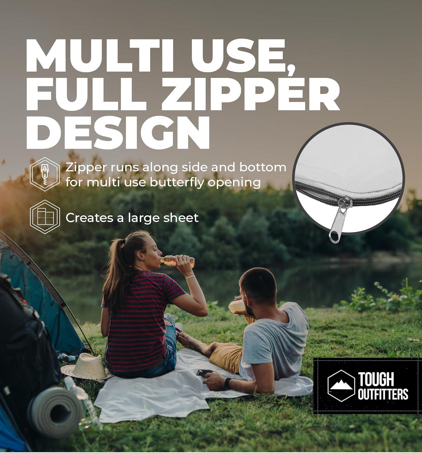 imageSleeping Bag Liner  Adult Sleep Sack ampamp Travel Sheets for Hotel  Travel Sleep Sack Camping Sleeping Bag Liners for Cold Weather100 Cotton with Zipper