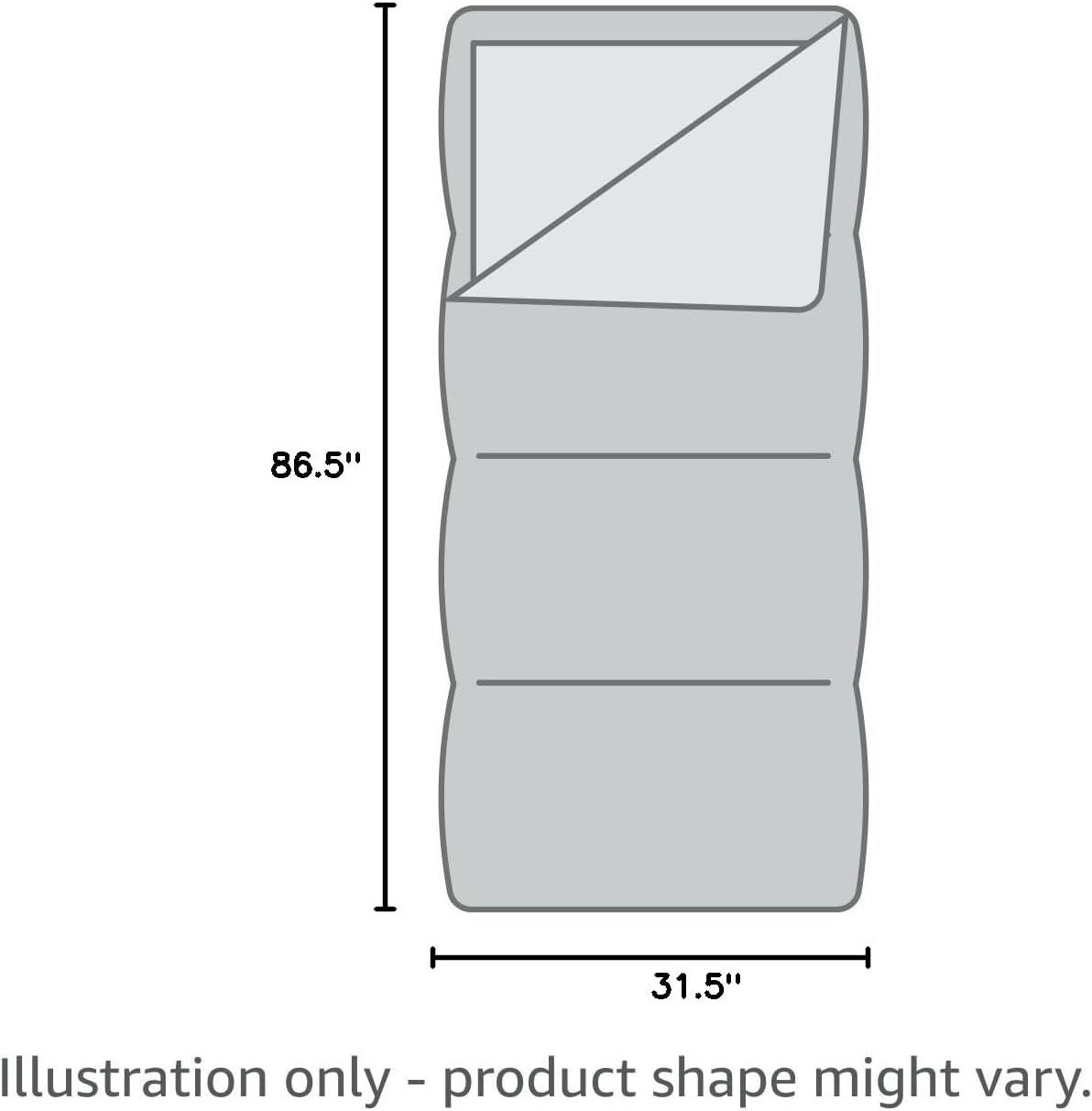 imageSleeping Bag Liner  Adult Sleep Sack ampamp Travel Sheets for Hotel  Travel Sleep Sack Camping Sleeping Bag Liners for Cold WeatherDouble Fits 2 People  Gray with Zipper