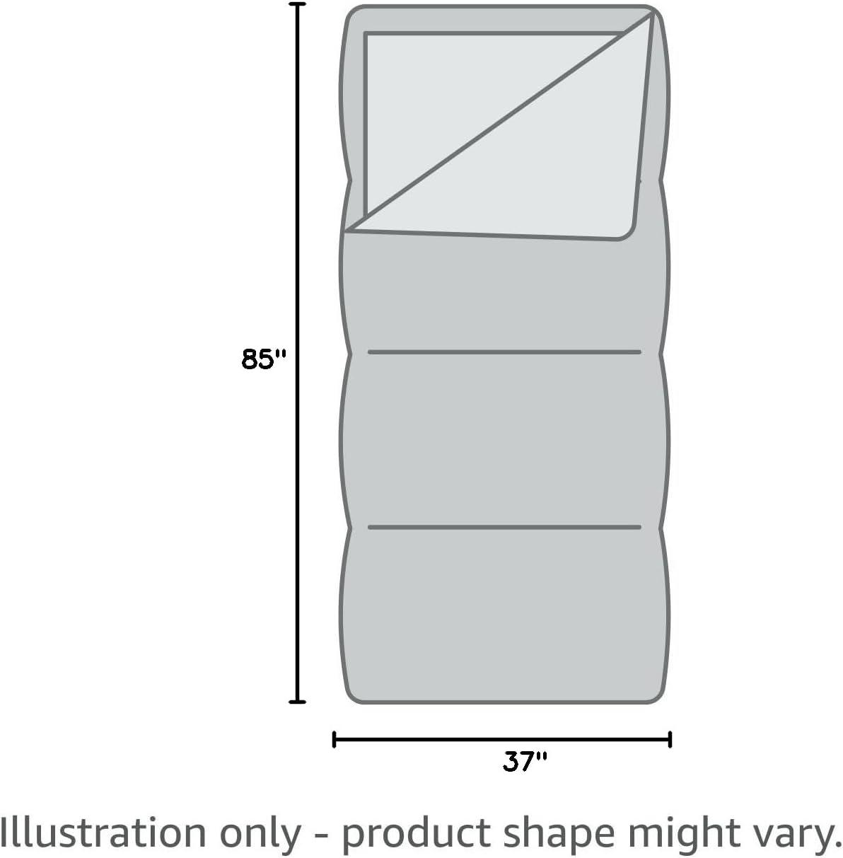 imageSleeping Bag Liner  Adult Sleep Sack ampamp Travel Sheets for Hotel  Travel Sleep Sack Camping Sleeping Bag Liners for Cold WeatherGray  No Zipper