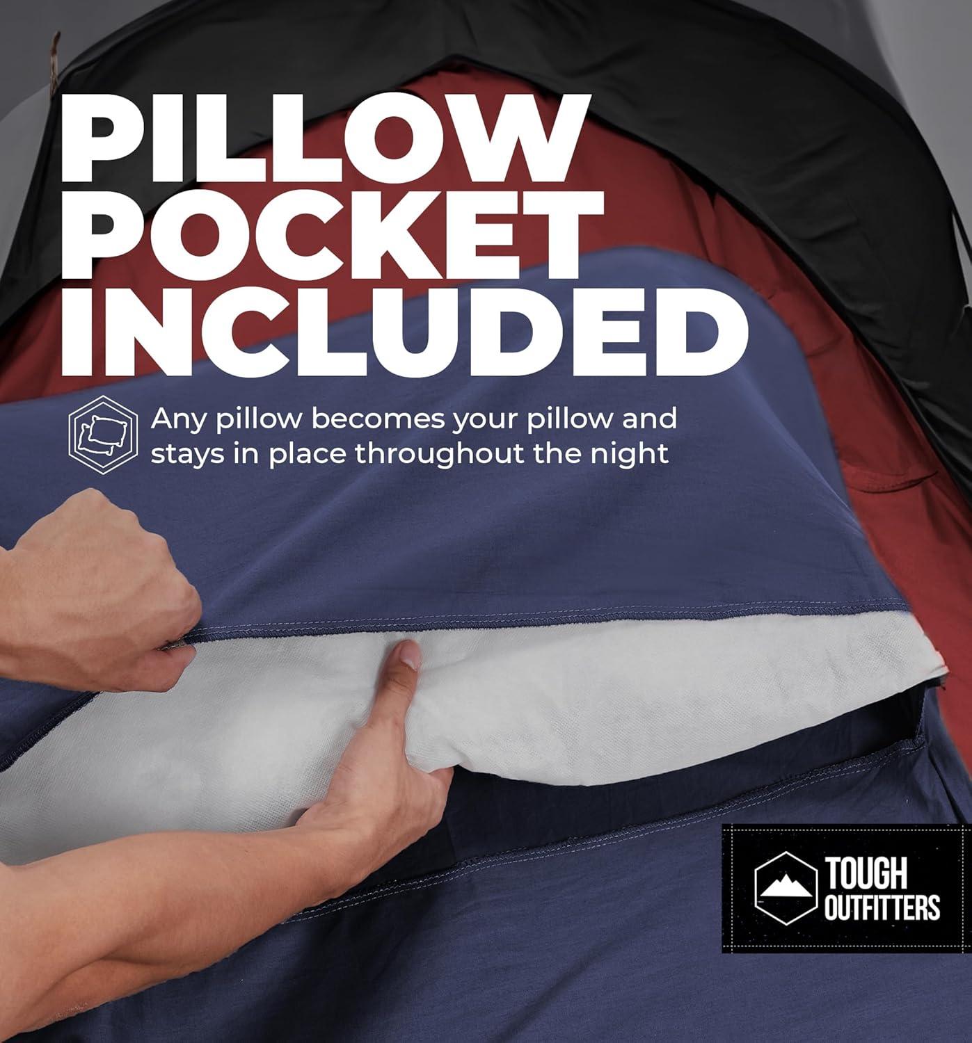 imageSleeping Bag Liner  Adult Sleep Sack ampamp Travel Sheets for Hotel  Travel Sleep Sack Camping Sleeping Bag Liners for Cold WeatherNavy Blue  No Zipper