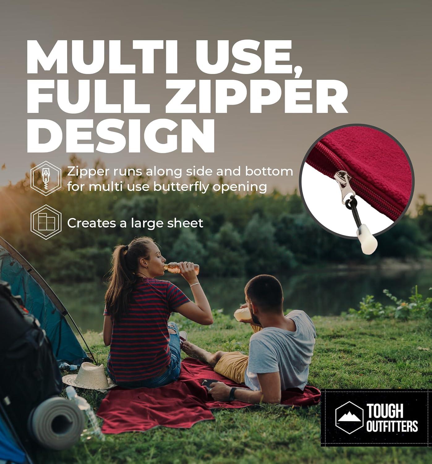 imageSleeping Bag Liner  Adult Sleep Sack ampamp Travel Sheets for Hotel  Travel Sleep Sack Camping Sleeping Bag Liners for Cold WeatherRed