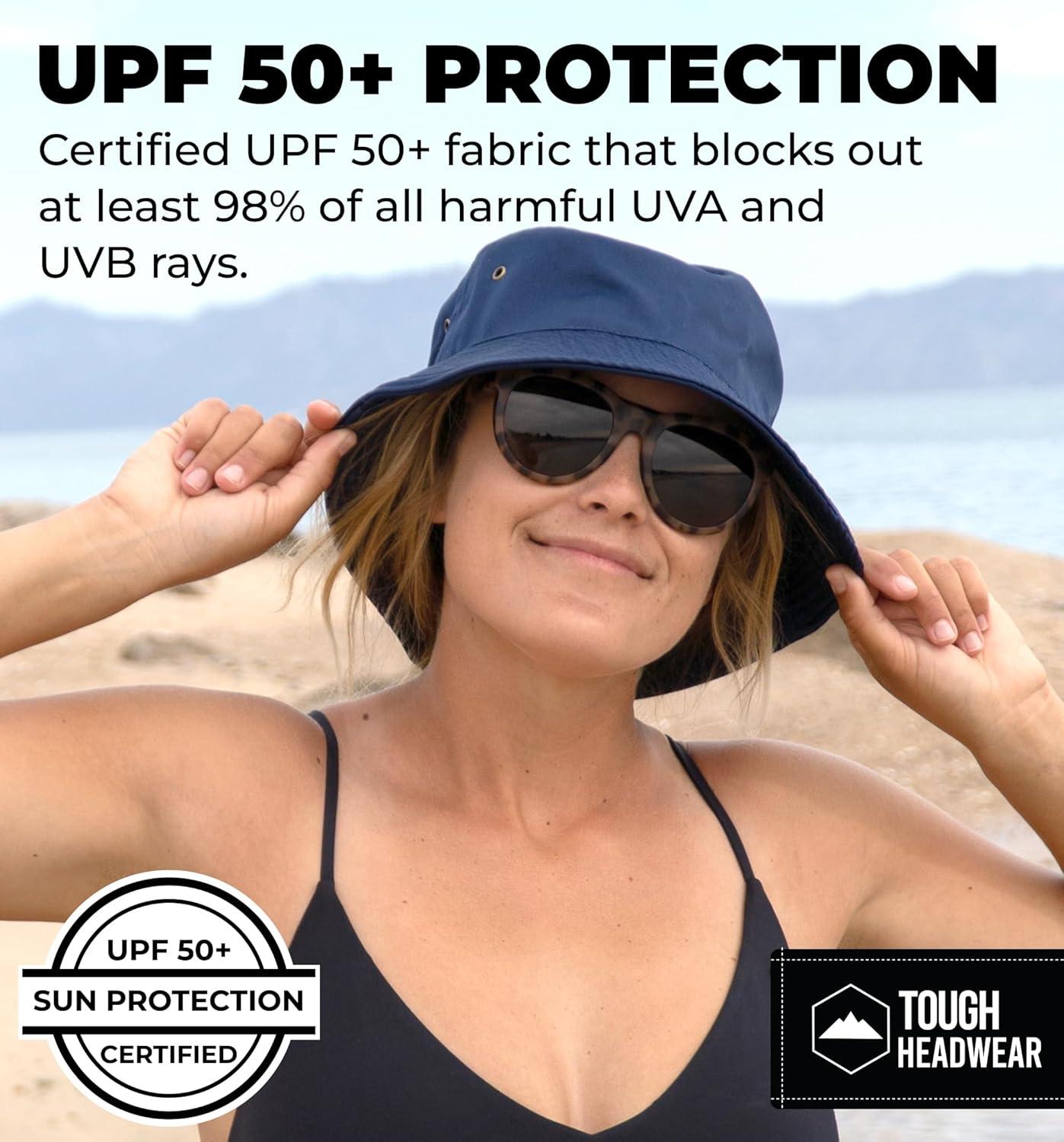 imageSummer Bucket Hat for Women  Fisherman Hat  Beach Bucket Hats for Men  Womens Summer Hat  Bucket Sun Hats for ProtectionDark Gray