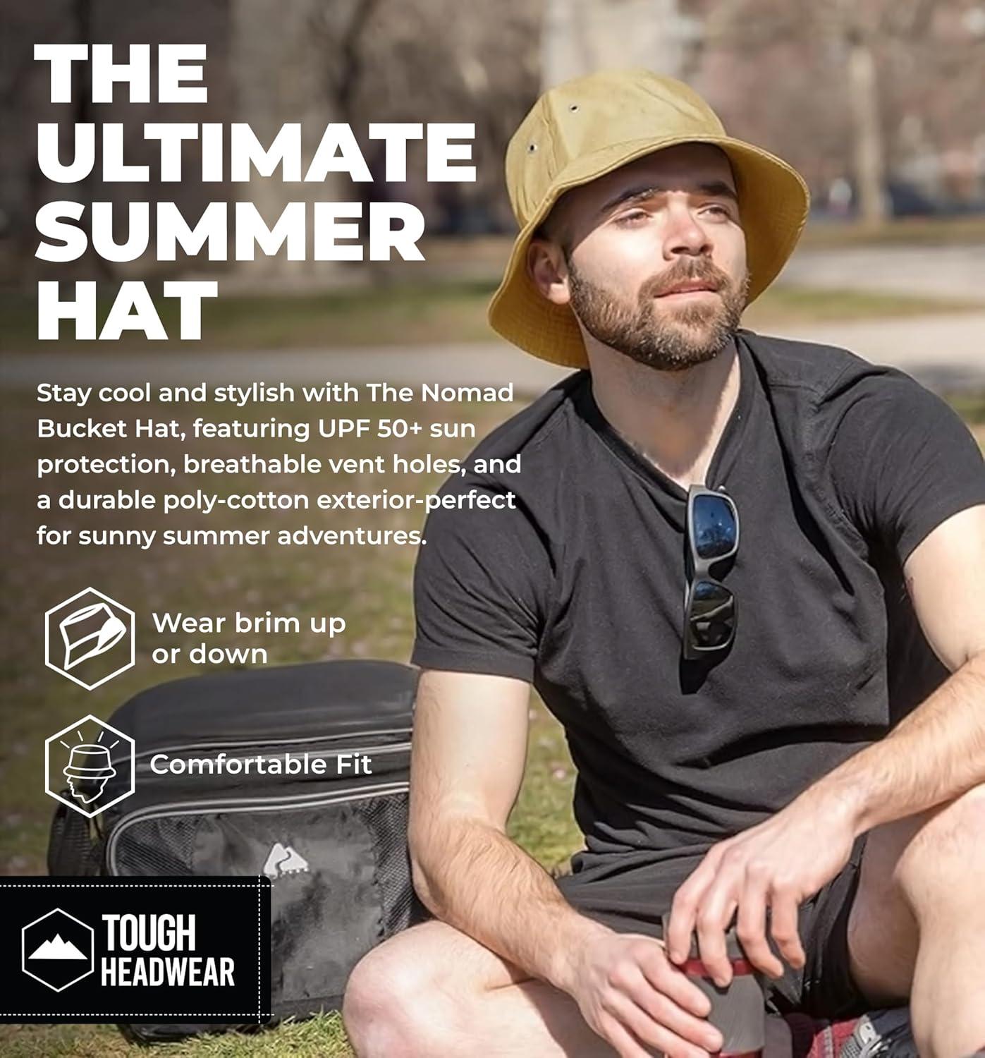 imageSummer Bucket Hat for Women  Fisherman Hat  Beach Bucket Hats for Men  Womens Summer Hat  Bucket Sun Hats for ProtectionKhaki