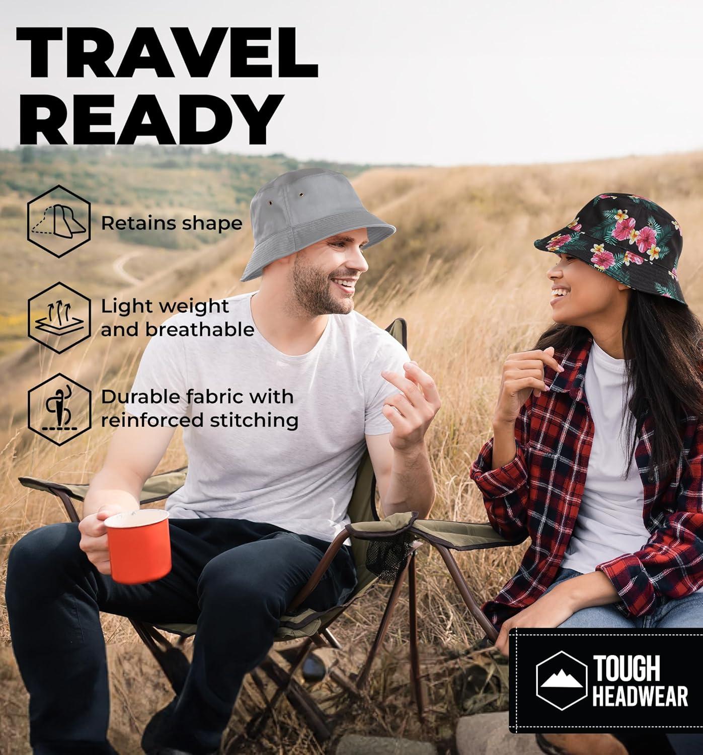 imageSummer Bucket Hat for Women  Fisherman Hat  Beach Bucket Hats for Men  Womens Summer Hat  Bucket Sun Hats for ProtectionLight Gray