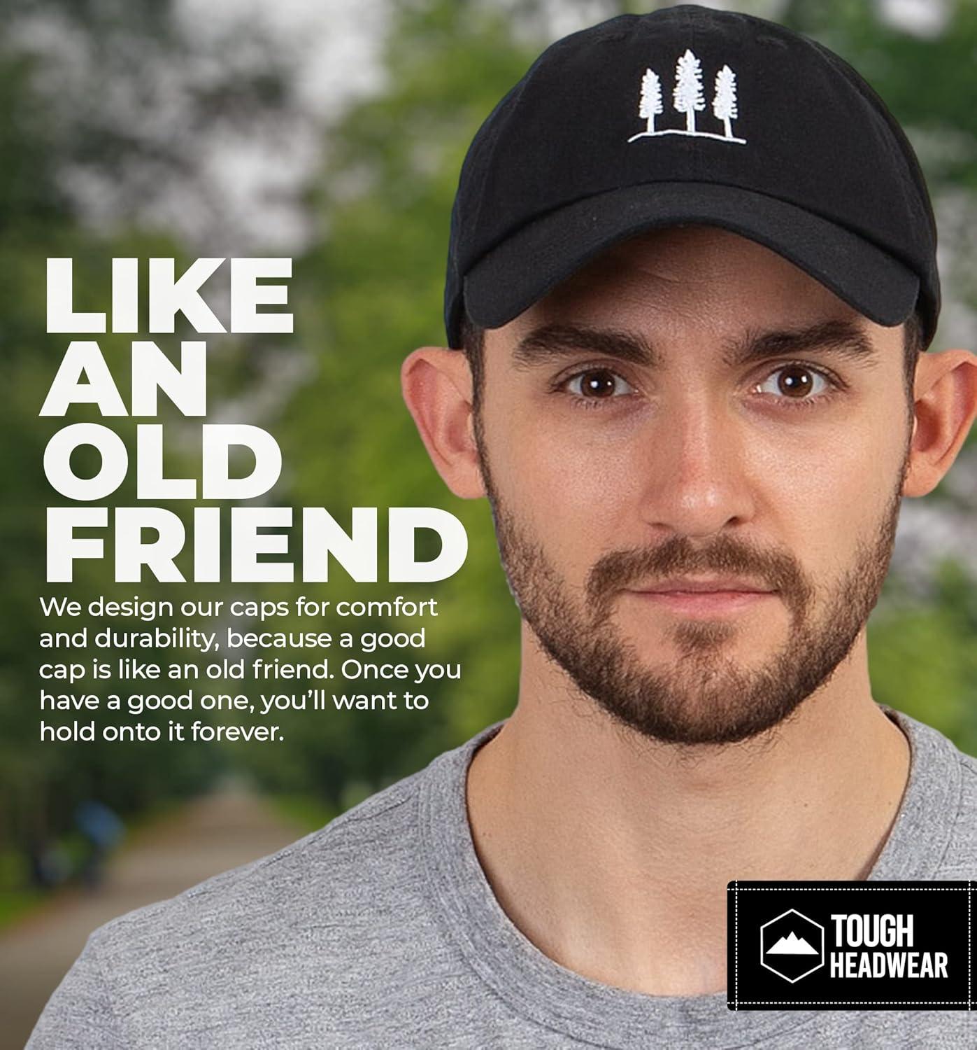 imageTough Headwear Baseball Cap Dad Hat  Womens ampamp Mens Baseball Caps Dad Hats for Men 90s Dad Cap Baseball Cap for Women