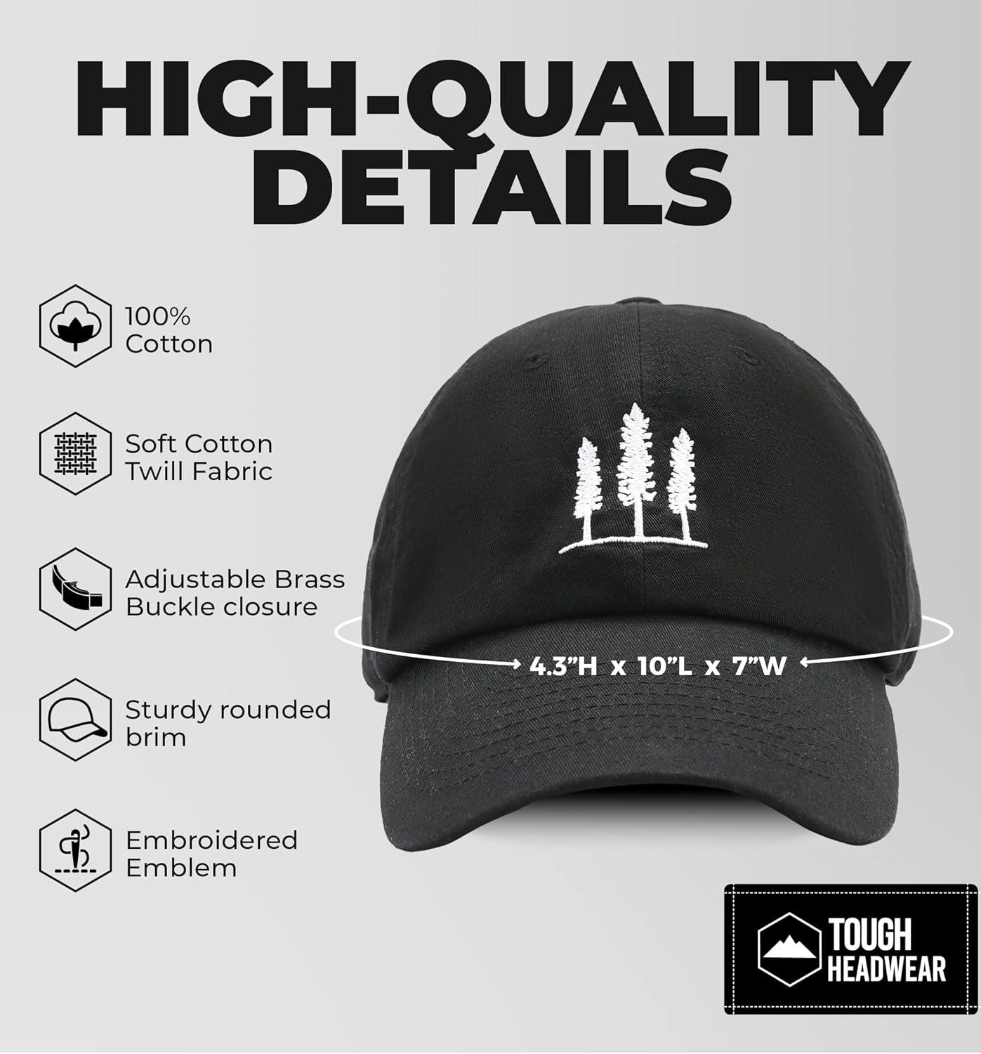 imageTough Headwear Baseball Cap Dad Hat  Womens ampamp Mens Baseball Caps Dad Hats for Men 90s Dad Cap Baseball Cap for Women