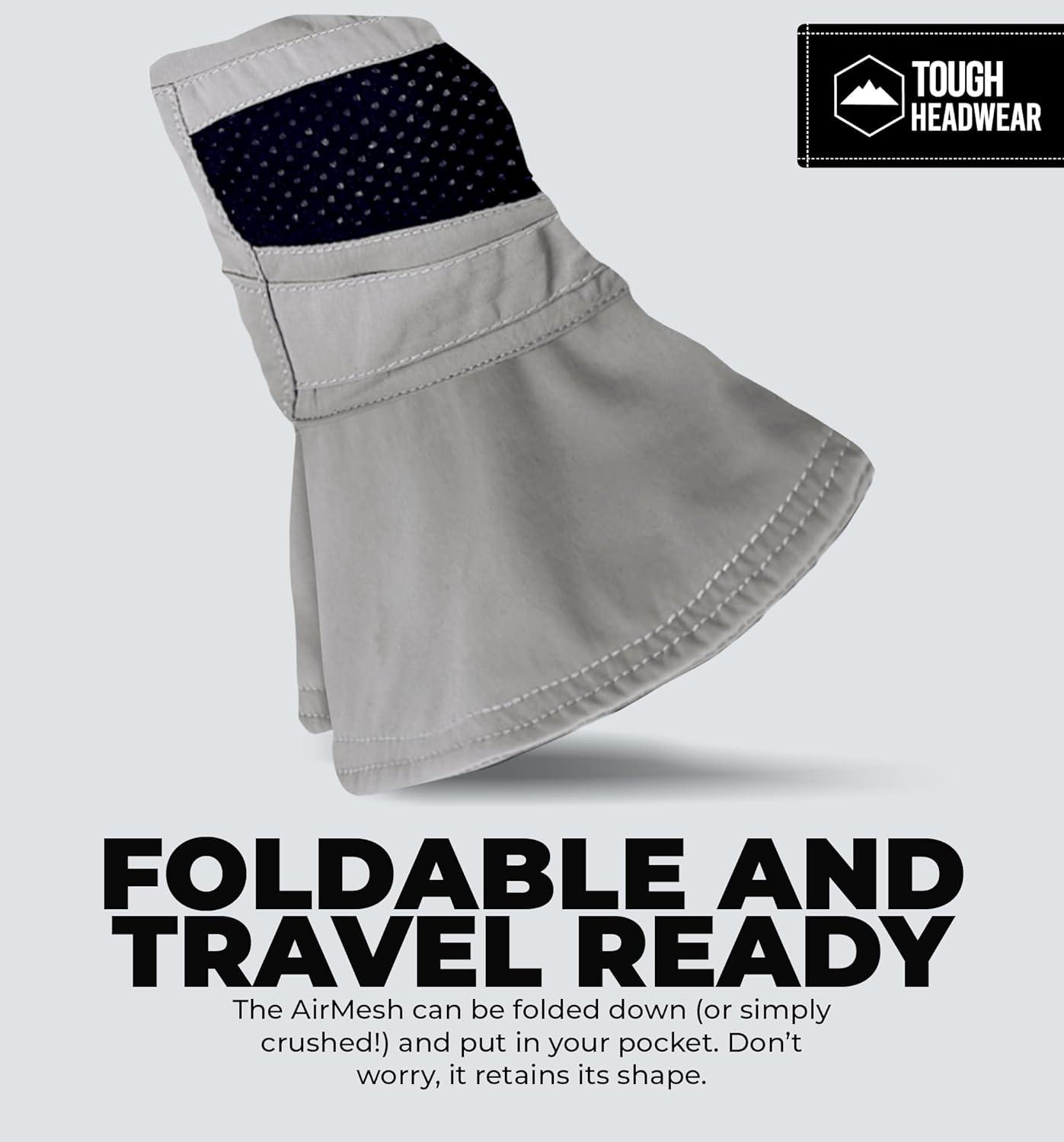 imageTough Headwear Fishing Hat  Boonie Hat for Men ampamp Women  Beach Camping Gardening ampamp Outdoor UseLight Gray