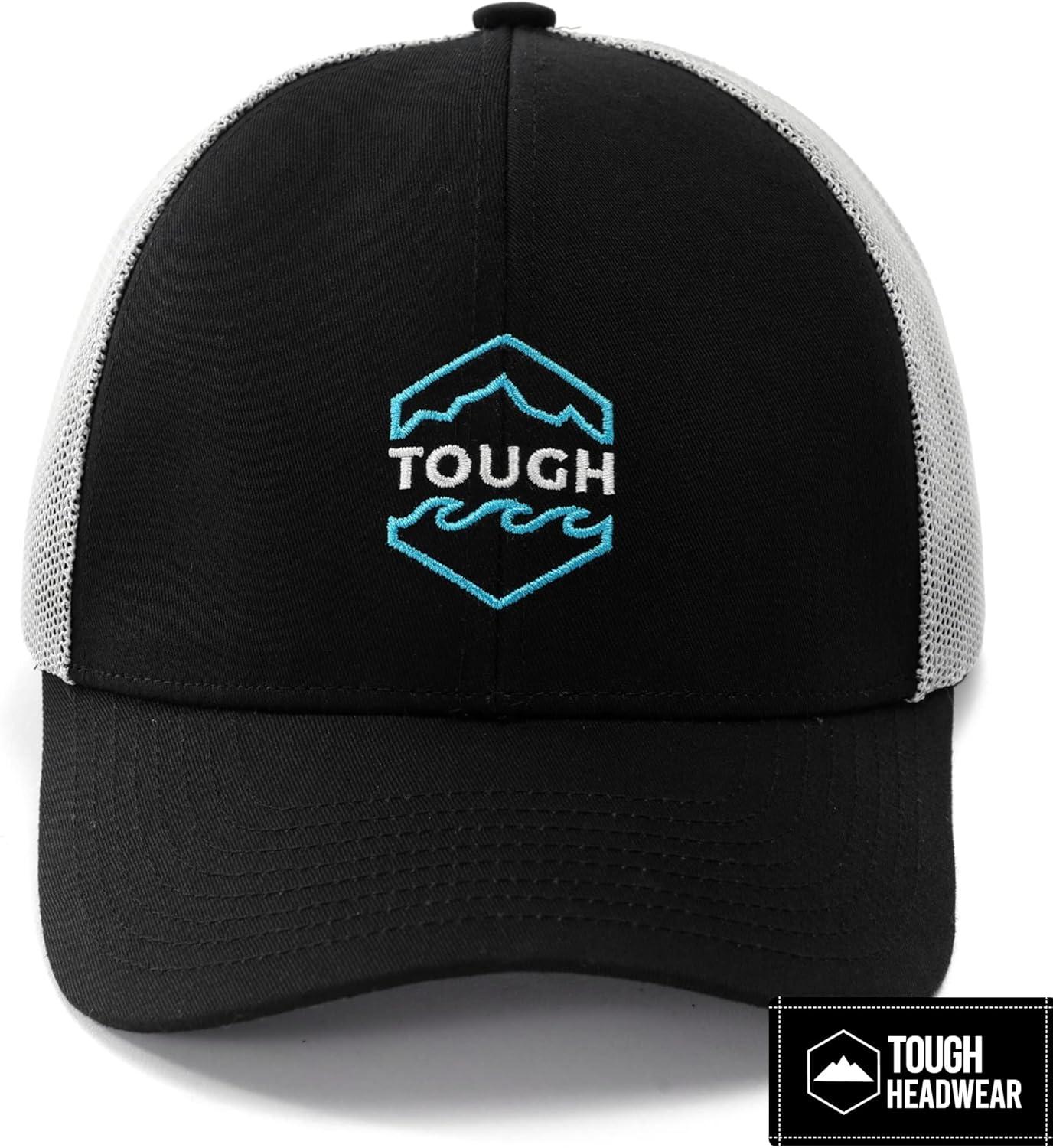 imageTough Headwear Hats for Men  Trucker Hat Men  Mesh Hats for Men  Snap Back Hats for Men  Trucker Caps Embroidered ampamp Badge