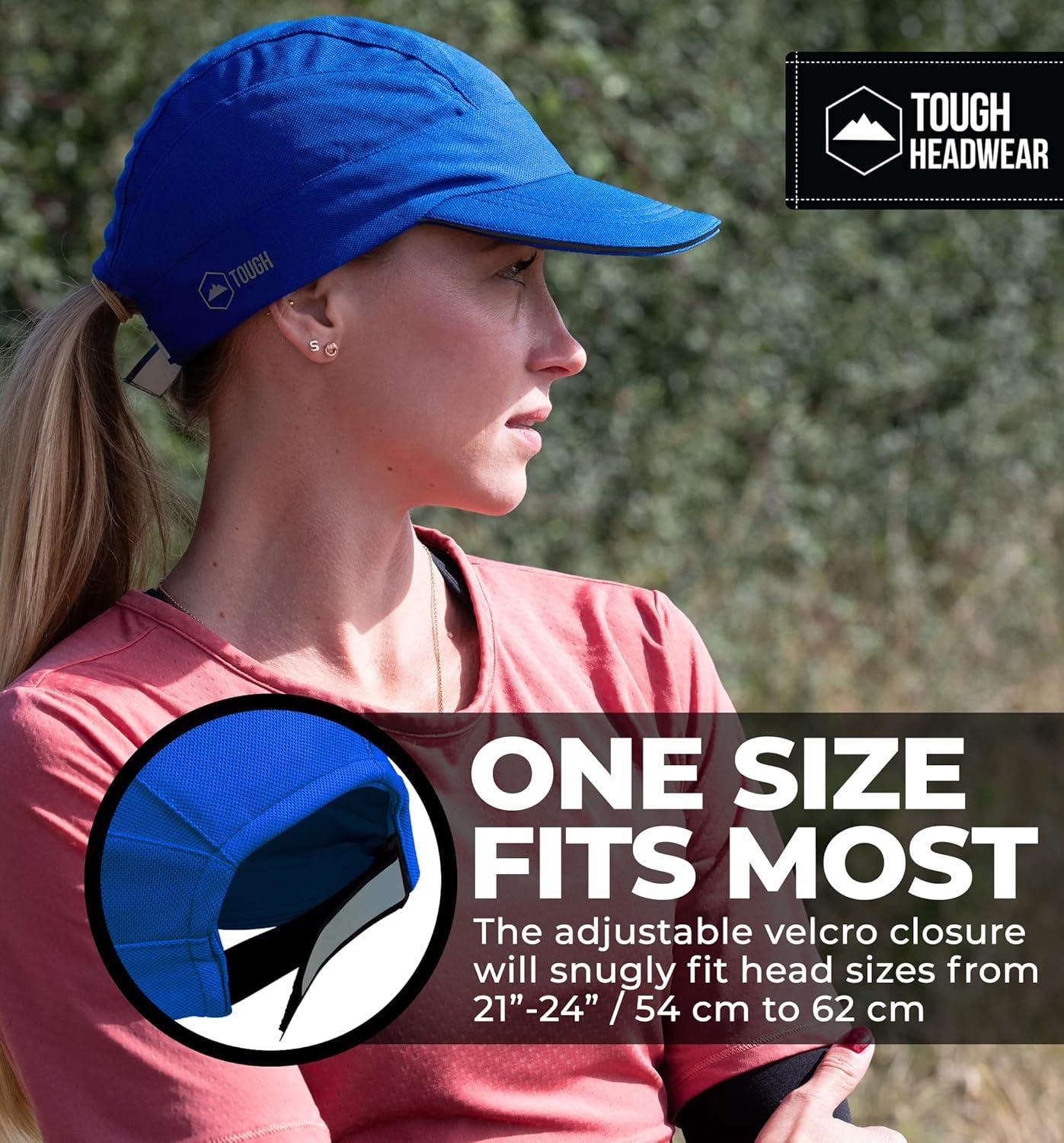 imageTough Headwear Running Hat Running Cap  Moisture Wicking Running Hat Men ampamp Women  Sports Cap ampamp Workout Hats for Men