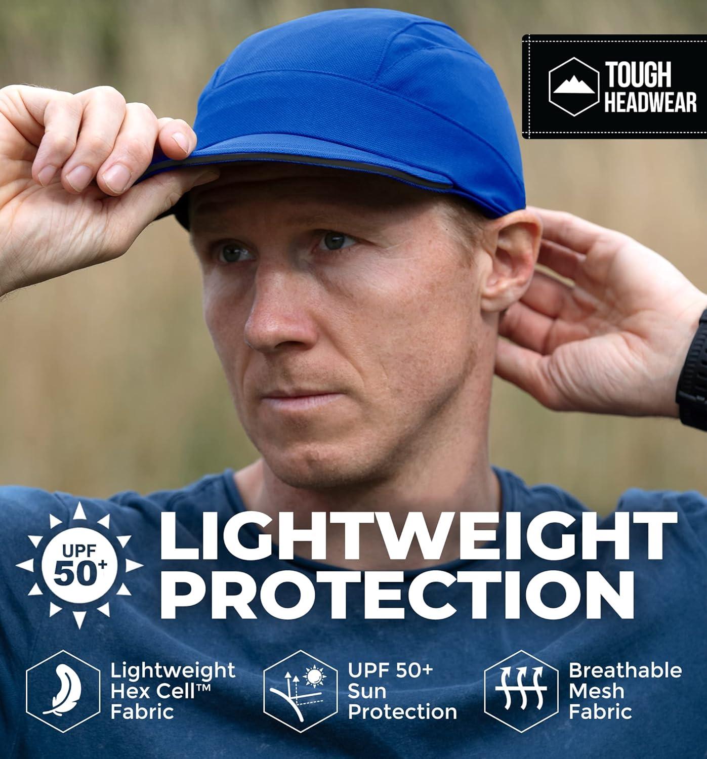 imageTough Headwear Running Hat Running Cap  Moisture Wicking Running Hat Men ampamp Women  Sports Cap ampamp Workout Hats for Men