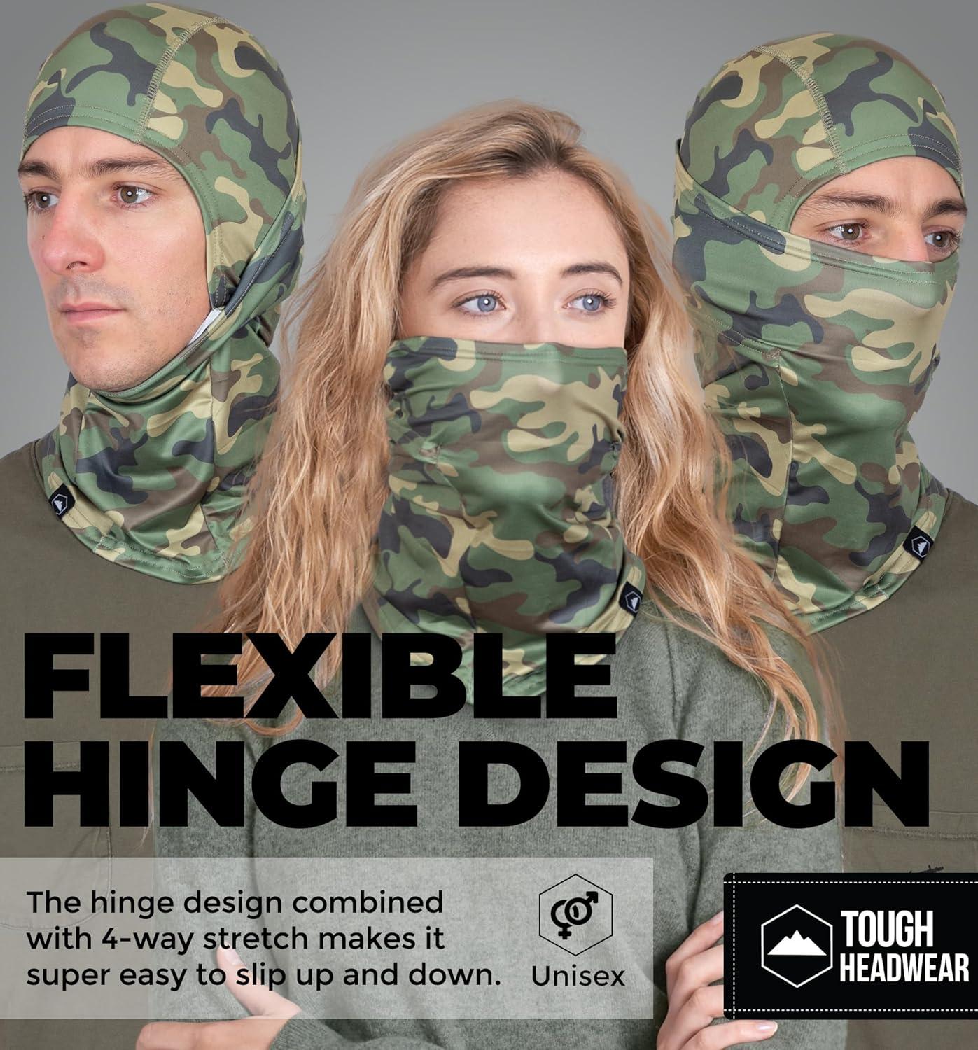 imageTough Headwear Winter Balaclava  Ski Mask for Men ampamp Women  Face Mask in Cold Weather  Mens Snowboard Gear SkiMask for MenGreen