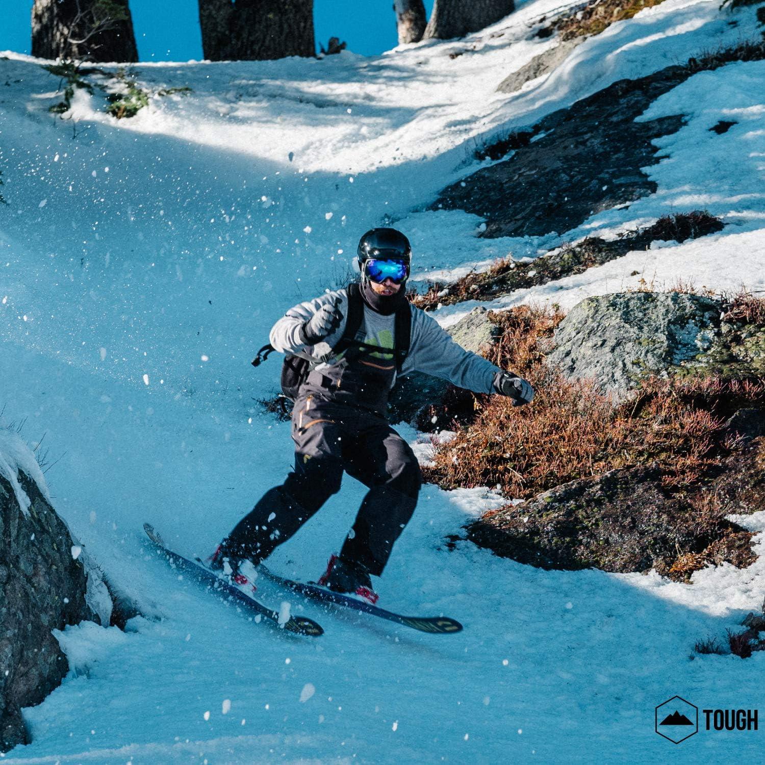 imageTough Outdoors Ski ampamp Snowboard Goggles  Snow Glasses for Skiing Snowboarding Outdoor Winter Sports Fits Men Women Youth