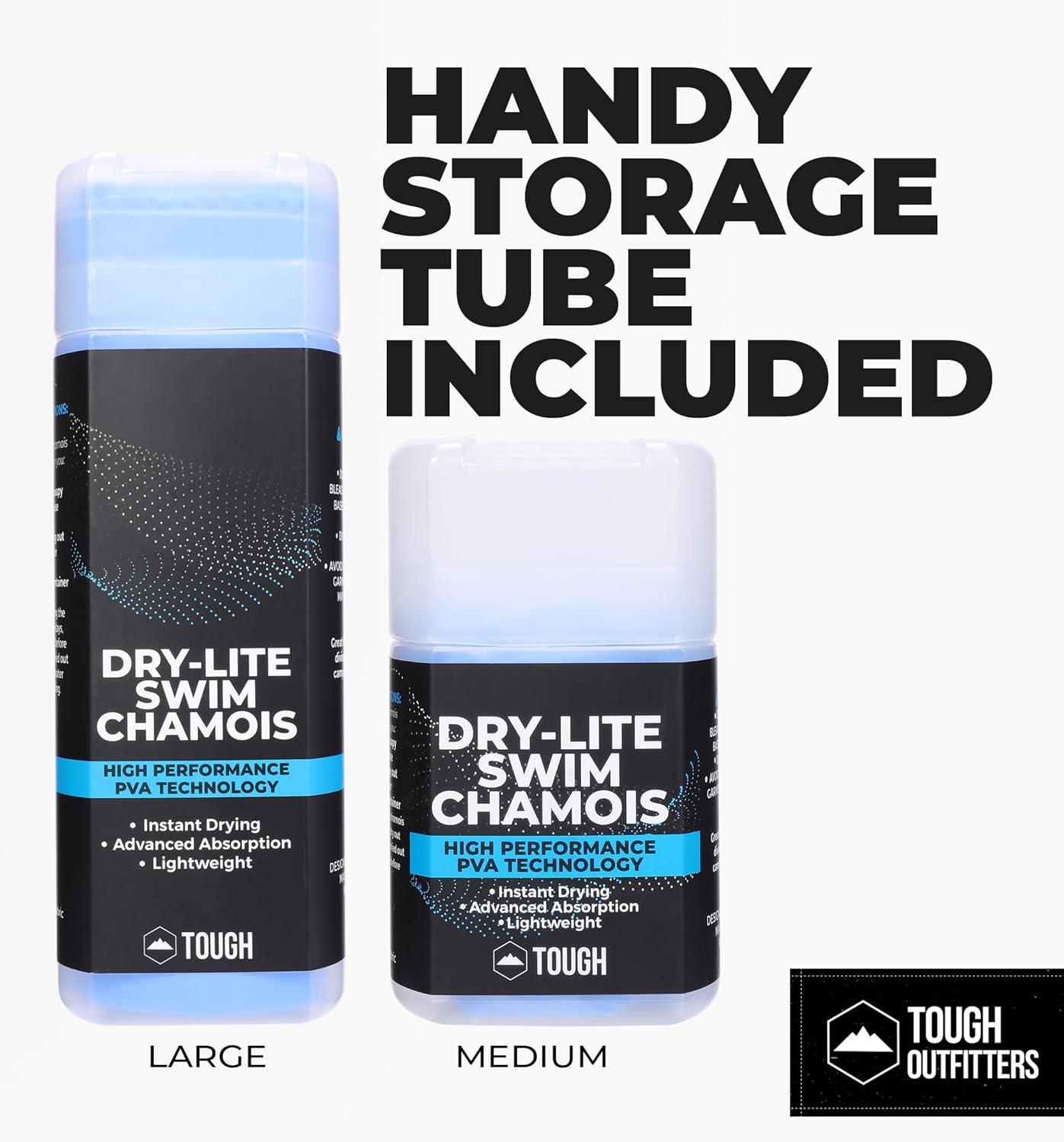 imageTough Outfitters Quick Dry Towel  Travel Towel Fast Drying Lightweight  Compact Microfiber Towels for Body Camping Swim Beach Camp Backpacking  Quick Dry for SwimmersMedium  13 X 17   Blue