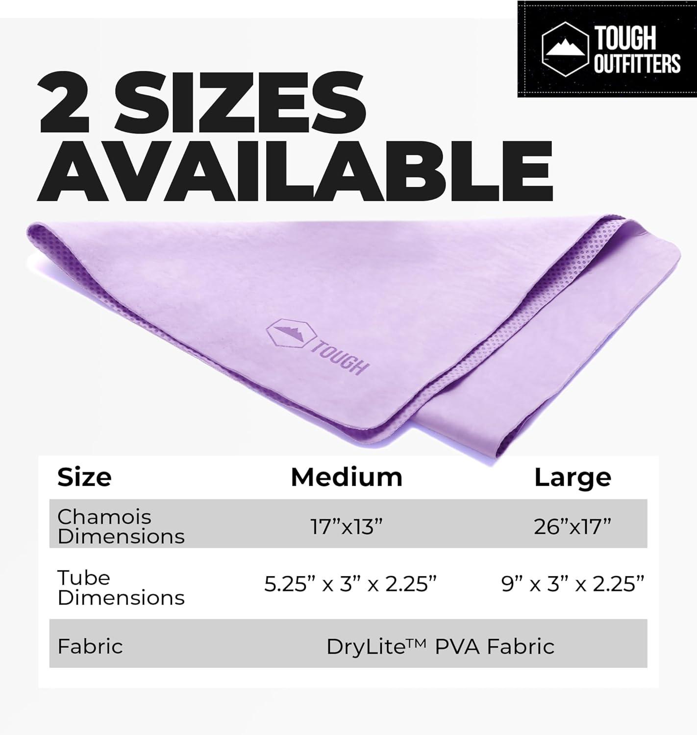 imageTough Outfitters Quick Dry Towel  Travel Towel Fast Drying Lightweight  Compact Microfiber Towels for Body Camping Swim Beach Camp Backpacking  Quick Dry for SwimmersLarge  26 X 17  Purple
