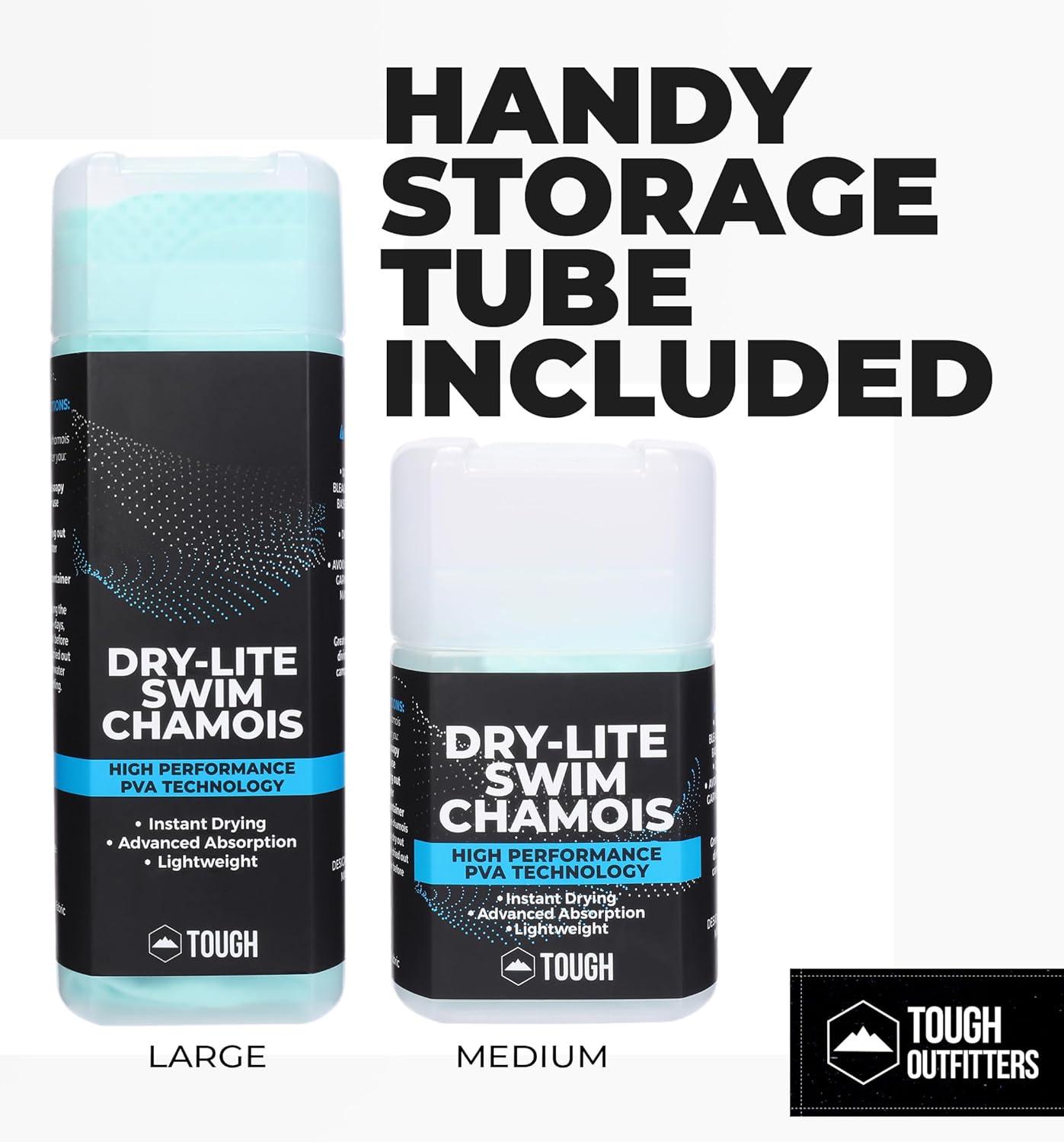 imageTough Outfitters Quick Dry Towel  Travel Towel Fast Drying Lightweight  Compact Microfiber Towels for Body Camping Swim Beach Camp Backpacking  Quick Dry for SwimmersLarge  26 X 17  Aqua