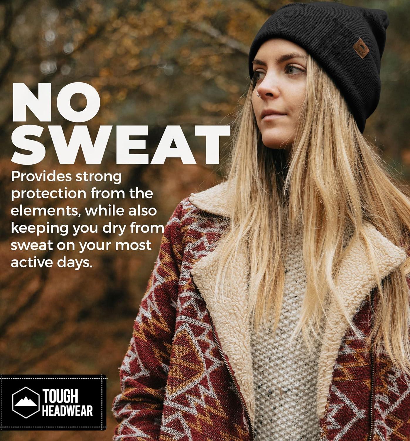 imageWinter Beanie Knit Hat for Men ampamp Women  Merino Wool Ribbed Cap  Warm ampamp Soft Stylish Toboggan Skull Caps for Cold WeatherBasic  Jet Black