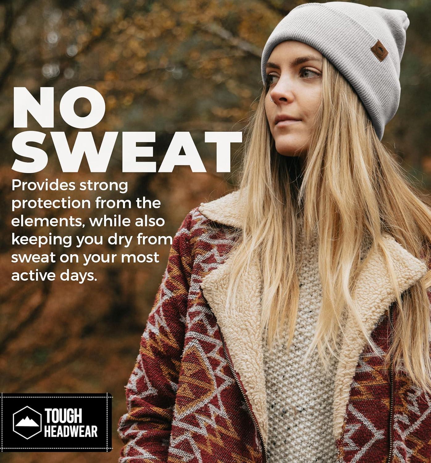 imageWinter Beanie Knit Hat for Men ampamp Women  Merino Wool Ribbed Cap  Warm ampamp Soft Stylish Toboggan Skull Caps for Cold WeatherBasic  Light Gray