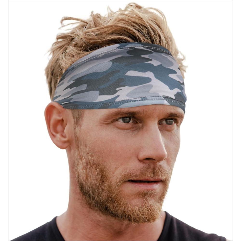 imageAthletic Performance Headbands  Sweatbands for Men and Women by Mens Cycling Football Working Out and Sports