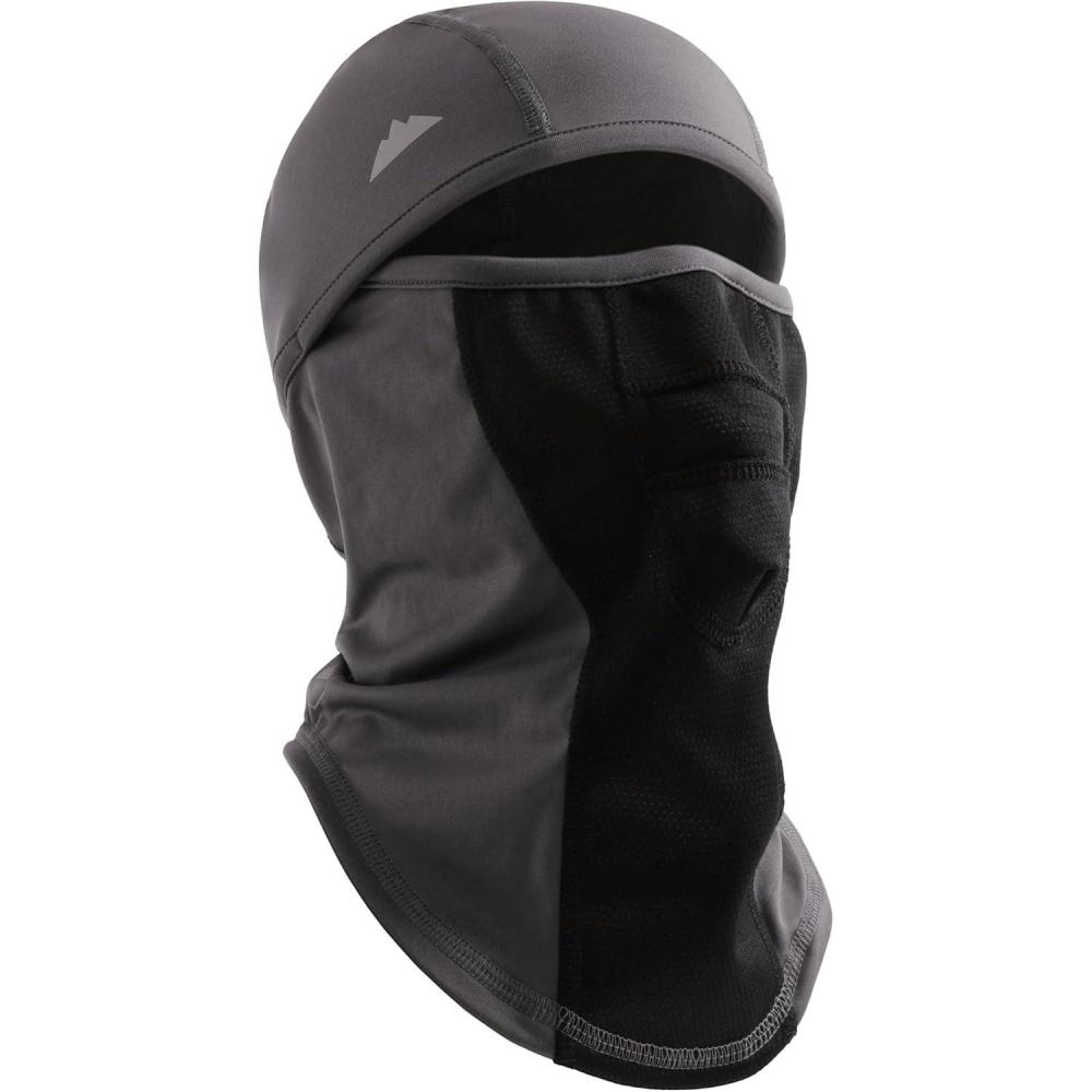 imageBalaclava Ski Mask  Winter Face Mask for Men ampamp Women  Cold Weather Gear for Skiing Snowboarding ampamp Motorcycle RidingBlack and Grey