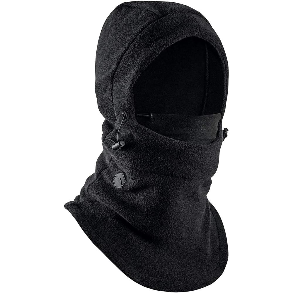 imageFleece Balaclava Ski Mask  Winter Face Mask for Men ampamp Women  Face Cover for Extreme Cold Weather Gear Skiing SnowboardingBlack