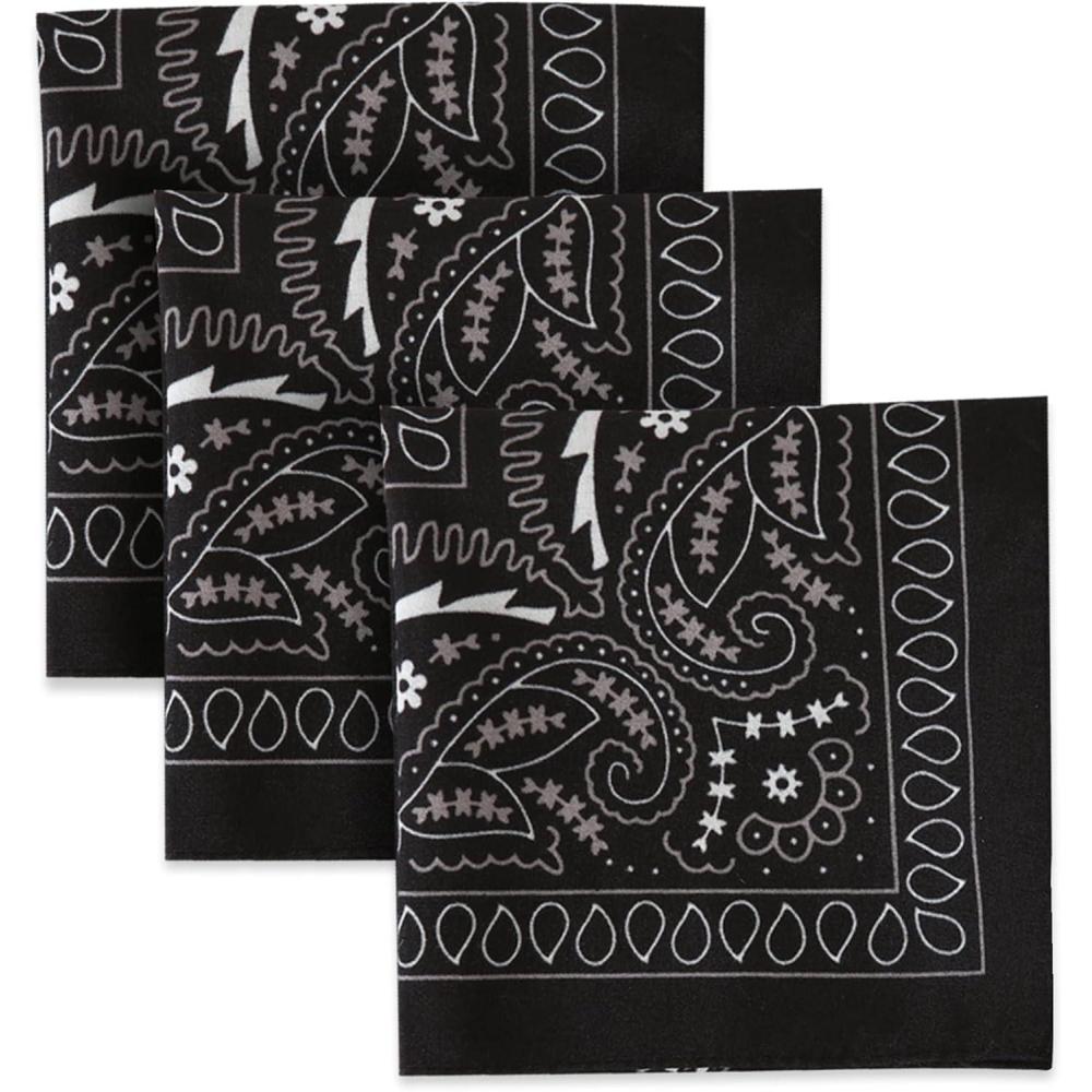 imageTough Headwear Large Bandana Headband  Bandanas for Men ampamp Women  Cowboy Scarf Handkerchief  Paisley Bandana