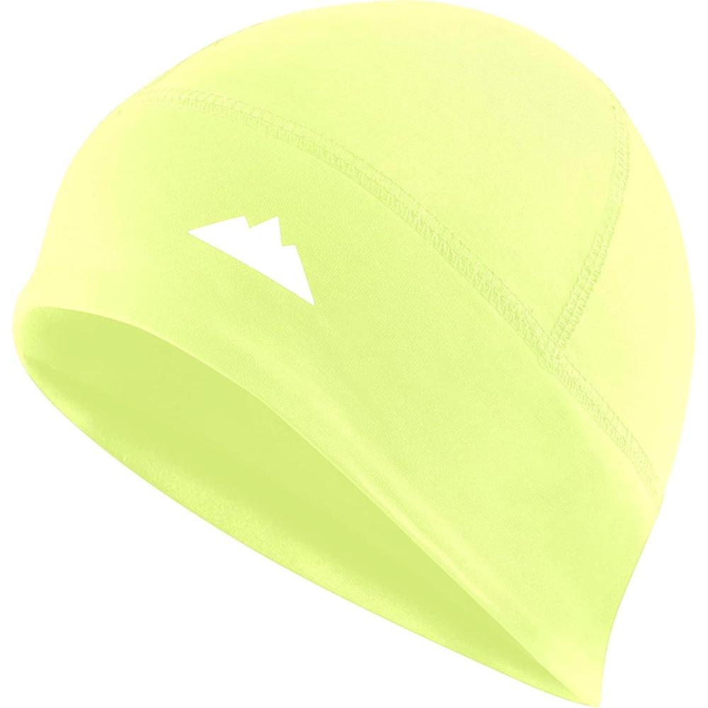 imageTough Headwear Skull Cap for Men  Beanie Hats  Skully Beanie Cap  Cooling Skull Caps for Men Locs Sweat Dreads RunningYellow